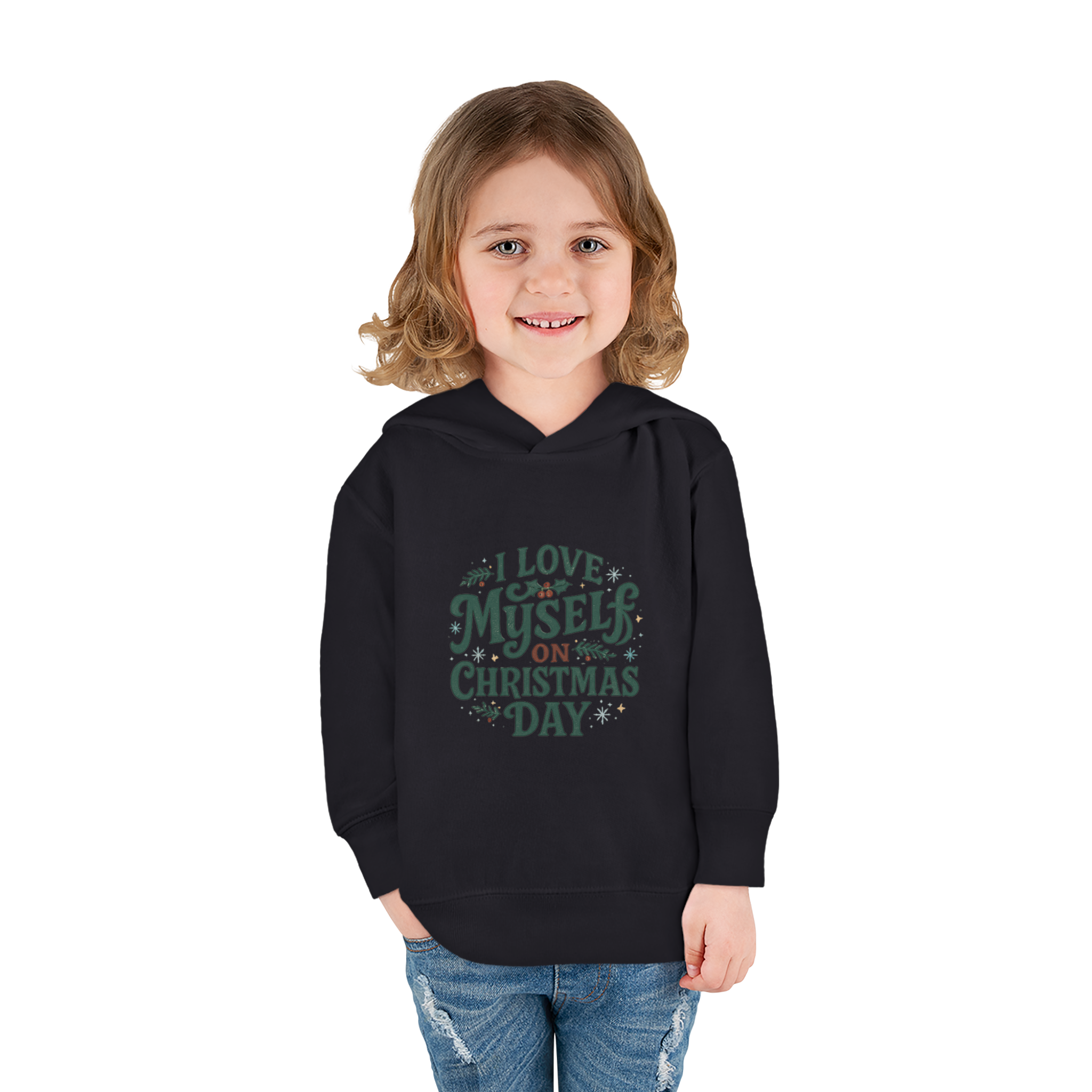 Toddler  I Love Myself On Christmas Day  Fleece Hoodie #11172025-1