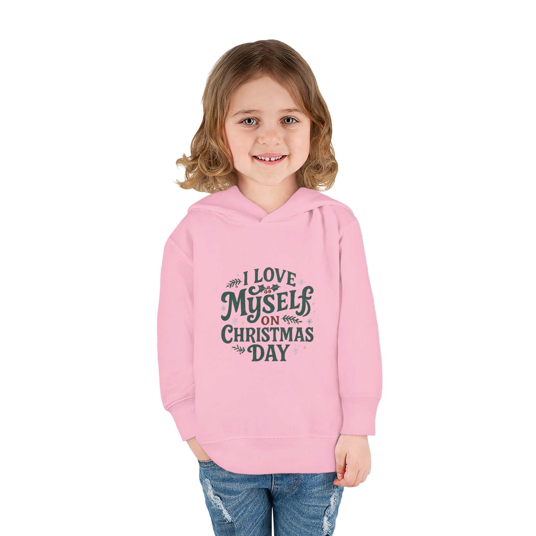 Toddler  I Love Myself On Christmas Day  Fleece Hoodie #11172025-1