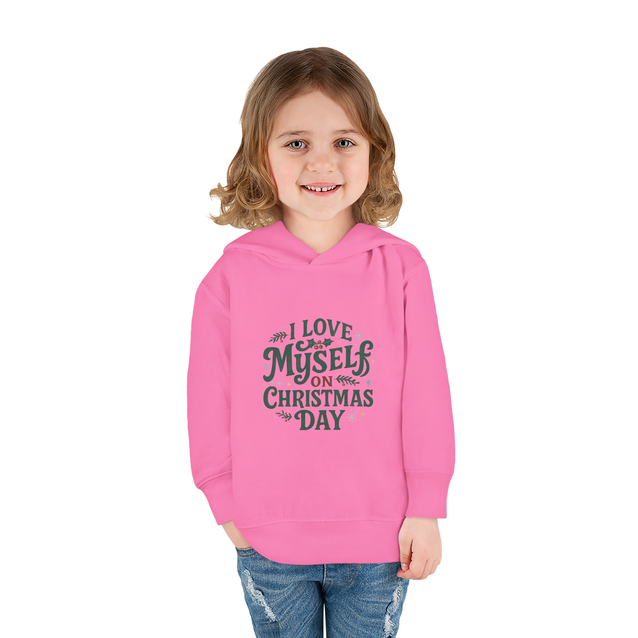 Toddler  I Love Myself On Christmas Day  Fleece Hoodie #11172025-1