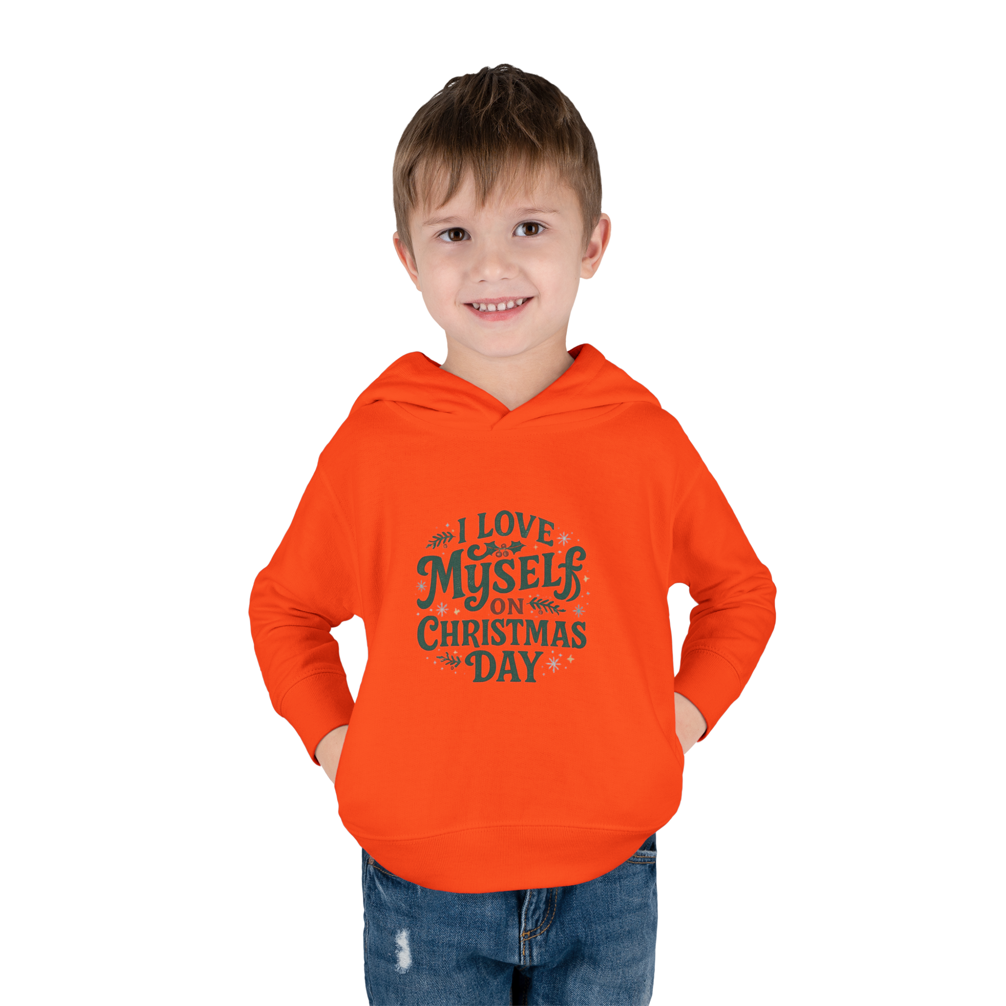 Toddler  I Love Myself On Christmas Day  Fleece Hoodie #11172025-1