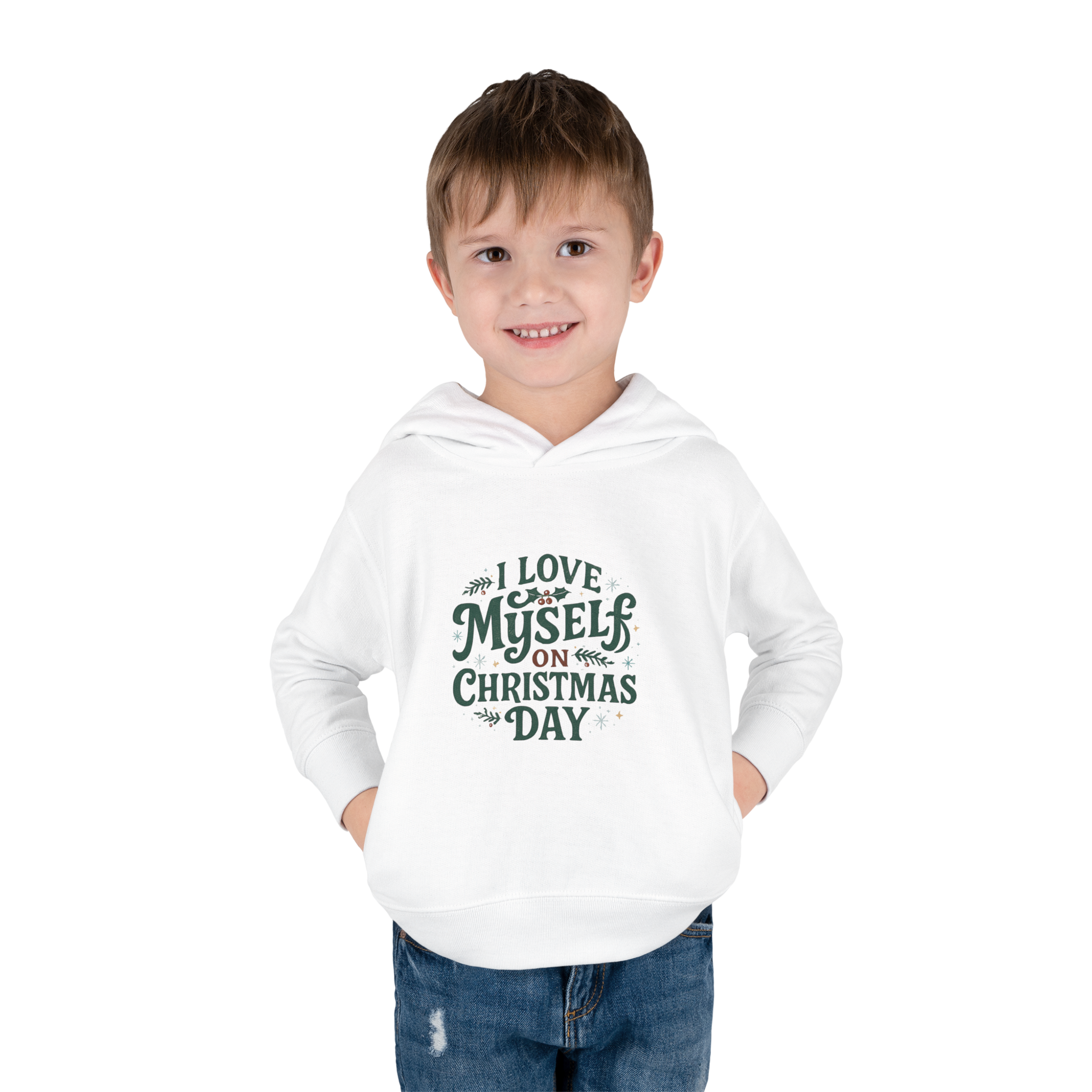 Toddler  I Love Myself On Christmas Day  Fleece Hoodie #11172025-1