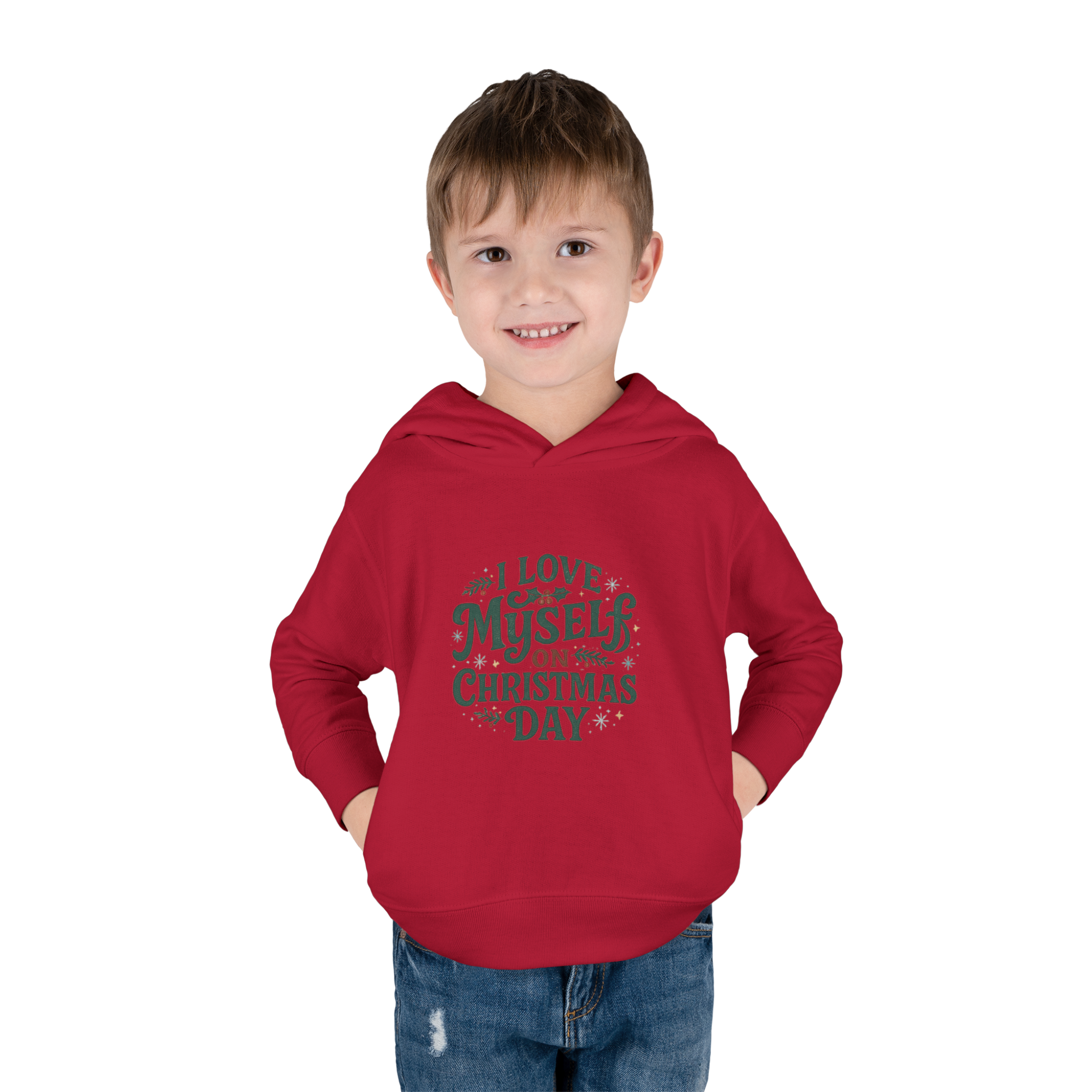 Toddler  I Love Myself On Christmas Day  Fleece Hoodie #11172025-1