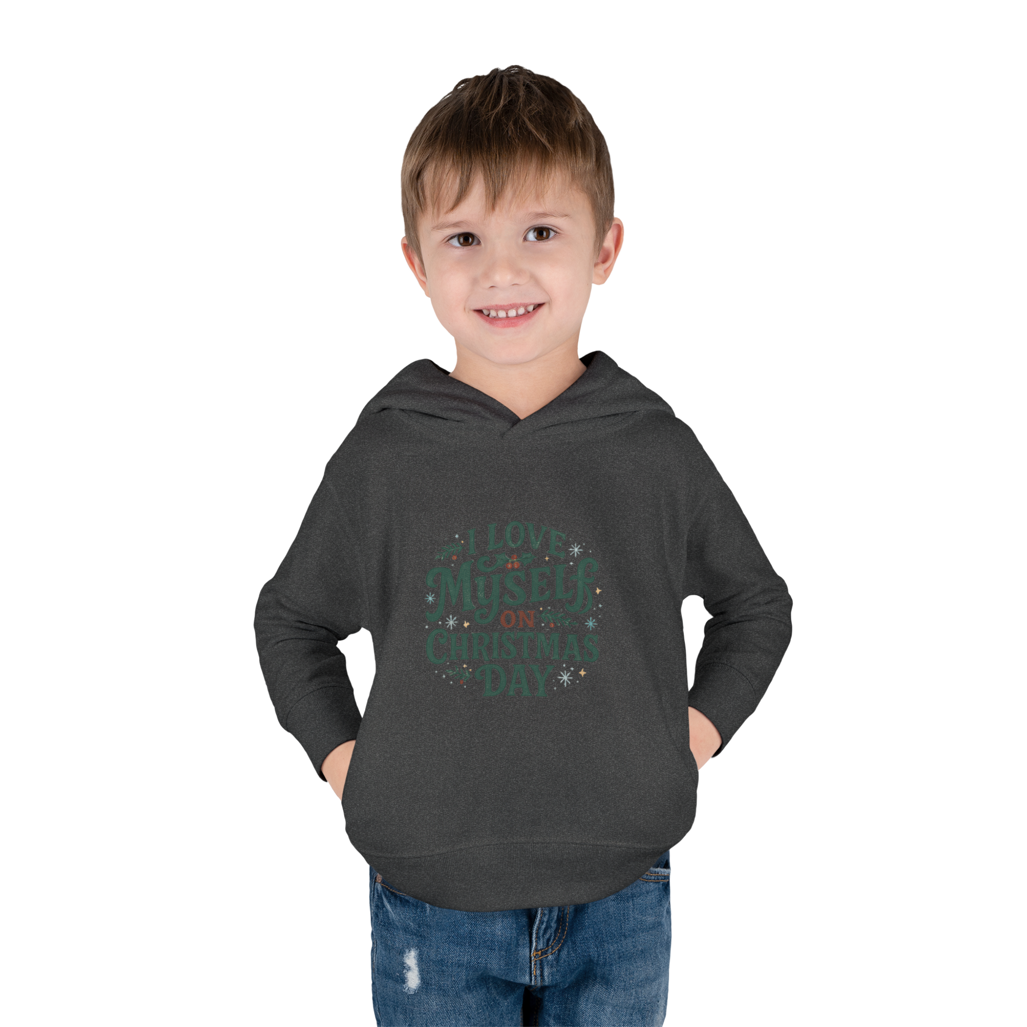 Toddler  I Love Myself On Christmas Day  Fleece Hoodie #11172025-1