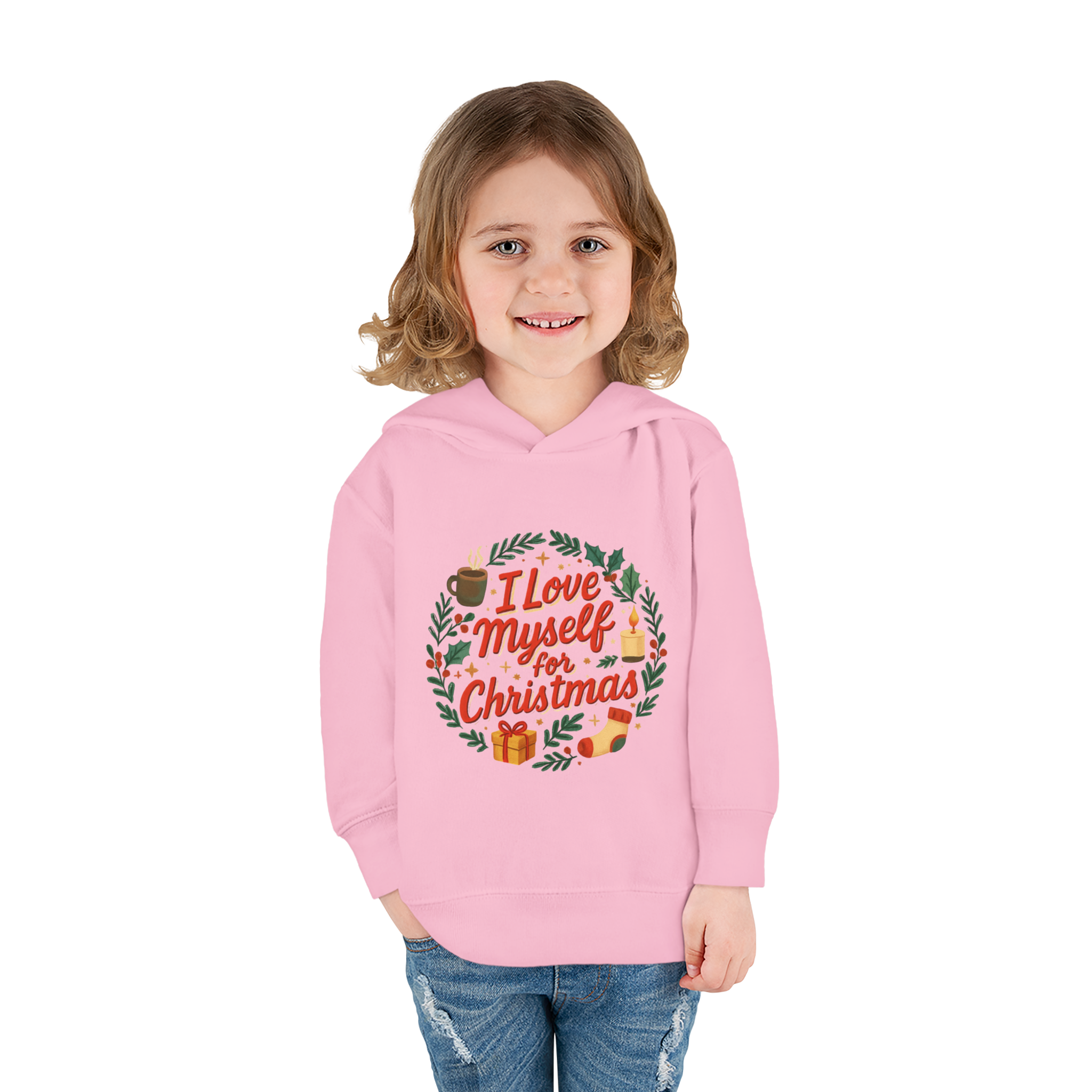Toddler I Love Myself for Christmas Fleece Hoodie #11202025-1