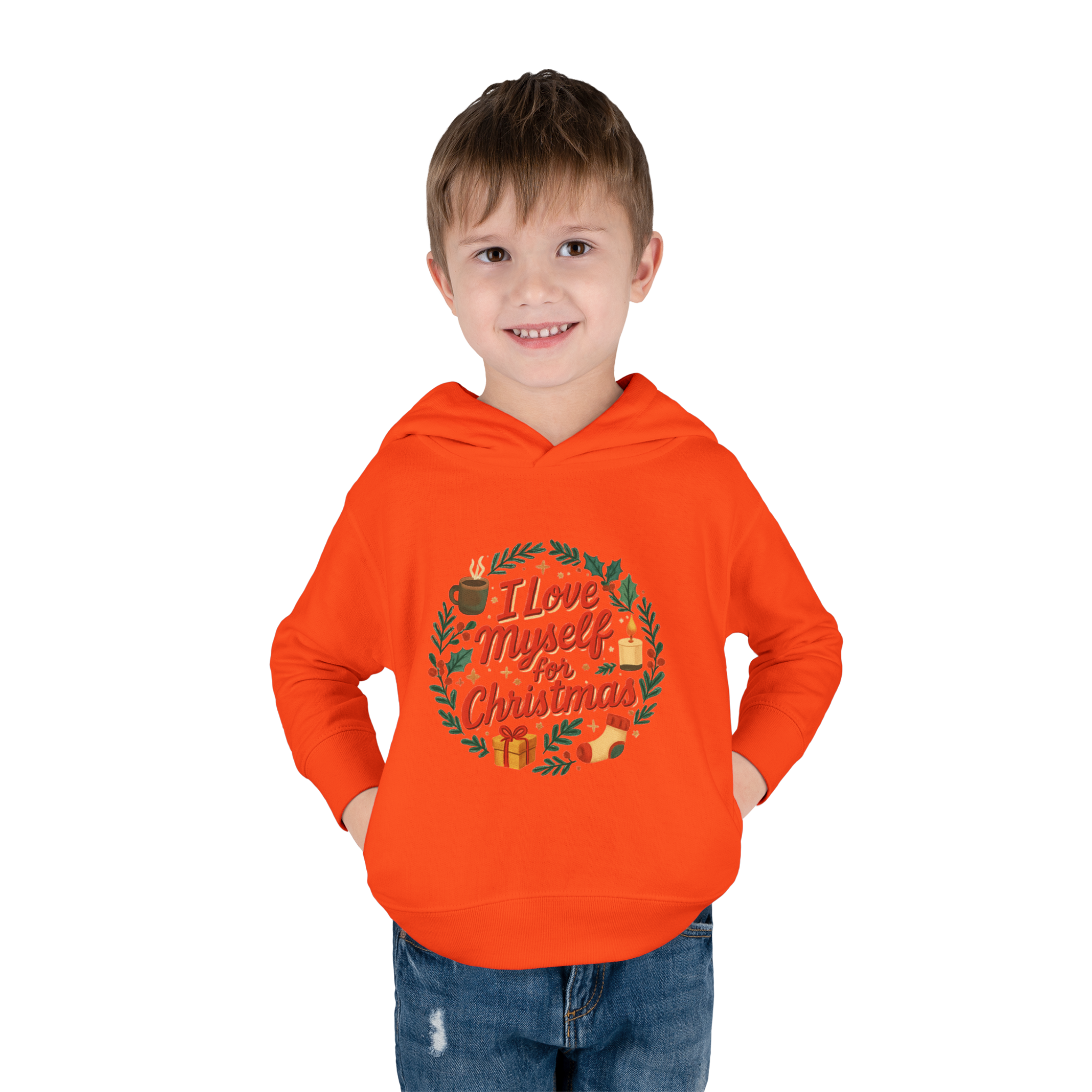 Toddler I Love Myself for Christmas Fleece Hoodie #11202025-1