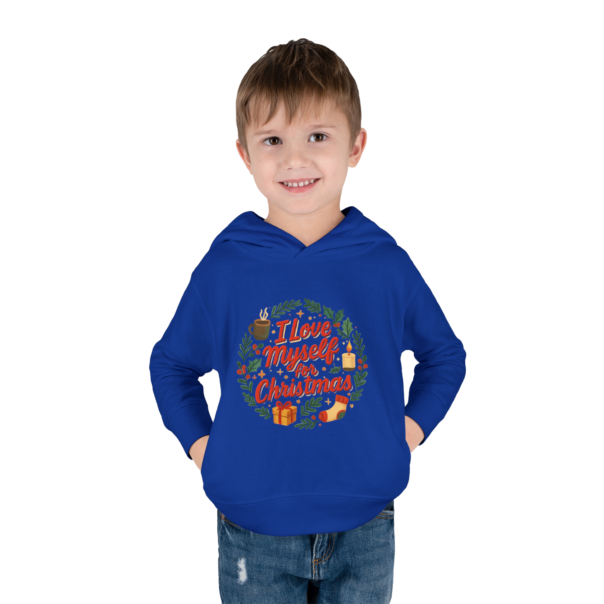 Toddler I Love Myself for Christmas Fleece Hoodie #11202025-1