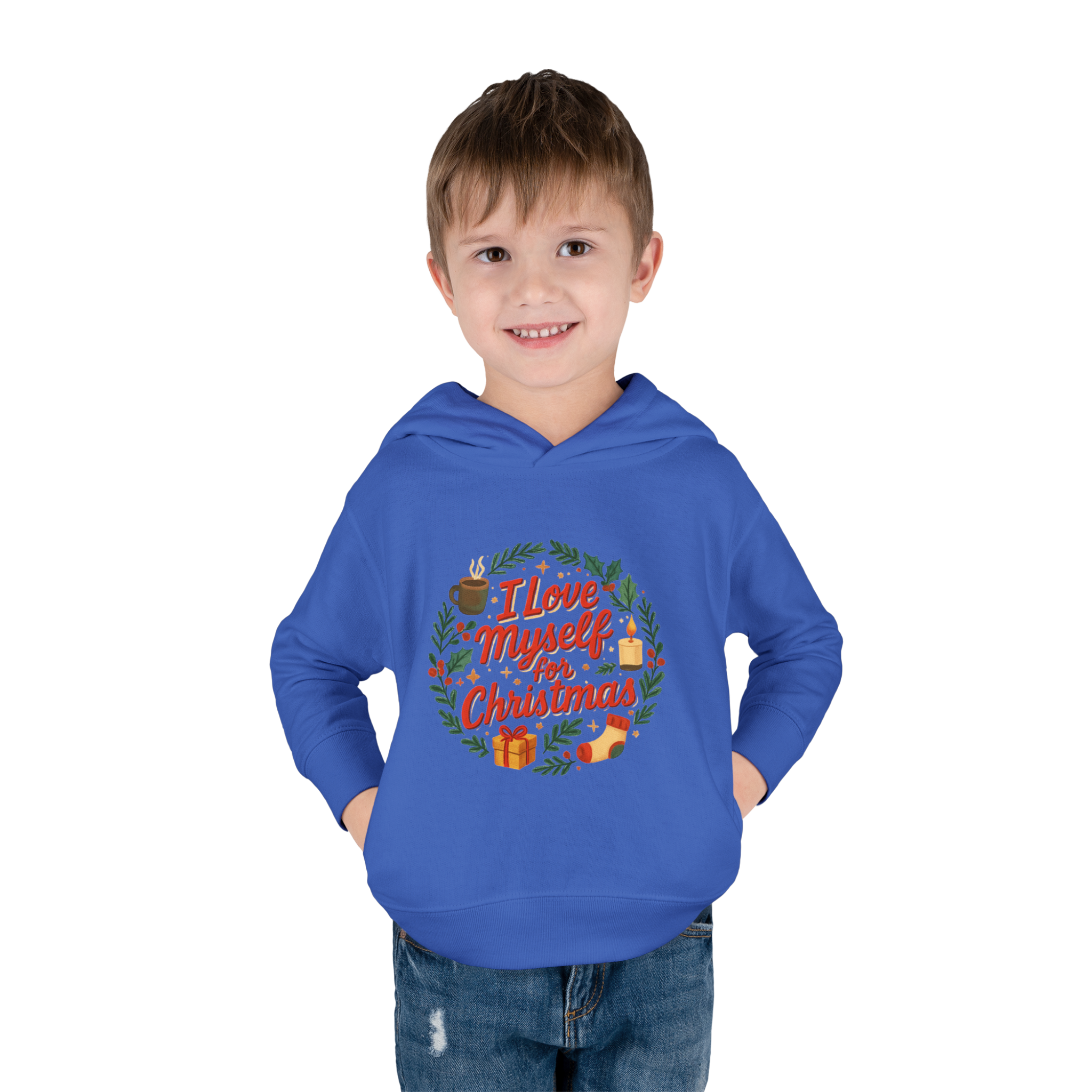 Toddler I Love Myself for Christmas Fleece Hoodie #11202025-1