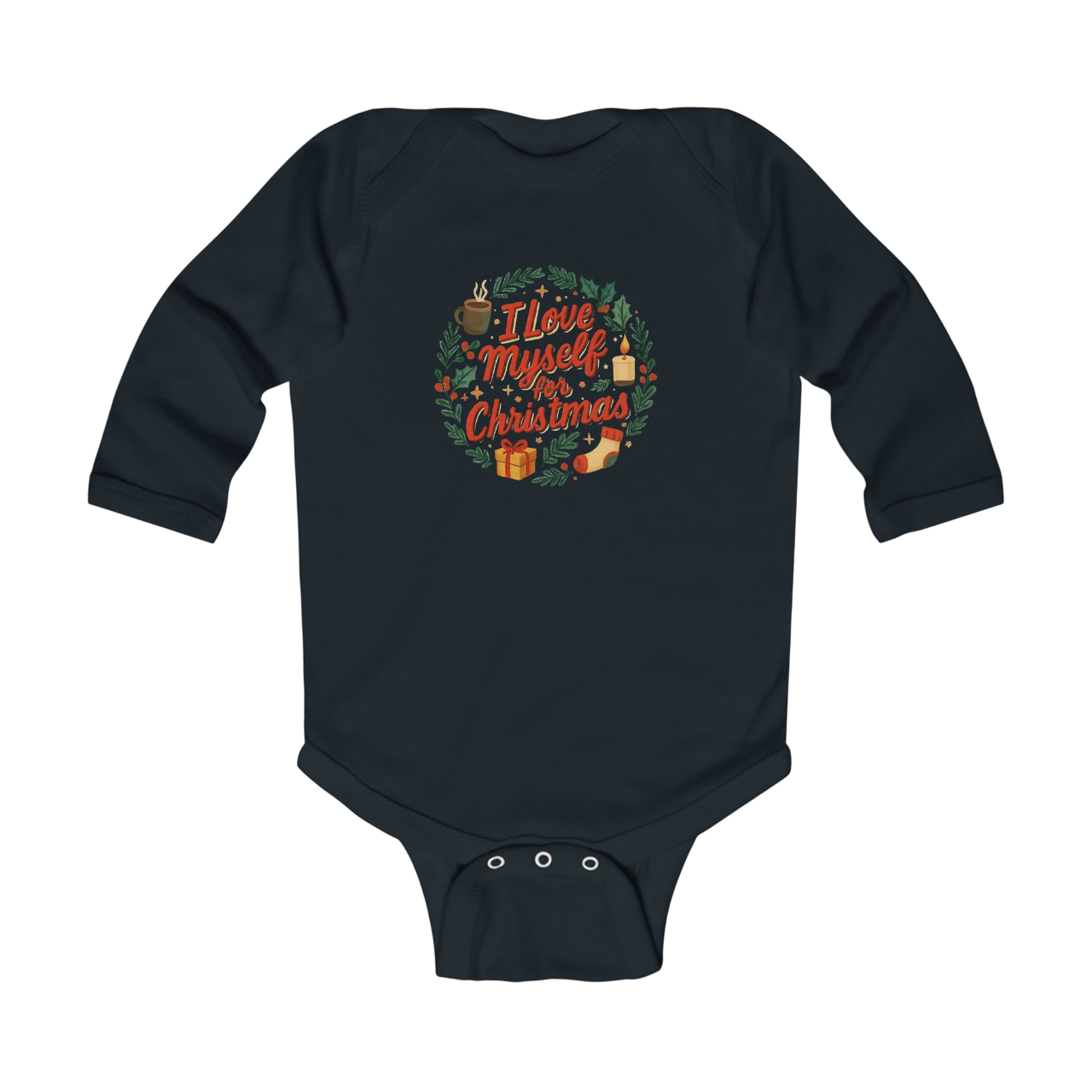 Infant I Love Myself for Christmas Bodysuit  #11202025-1
