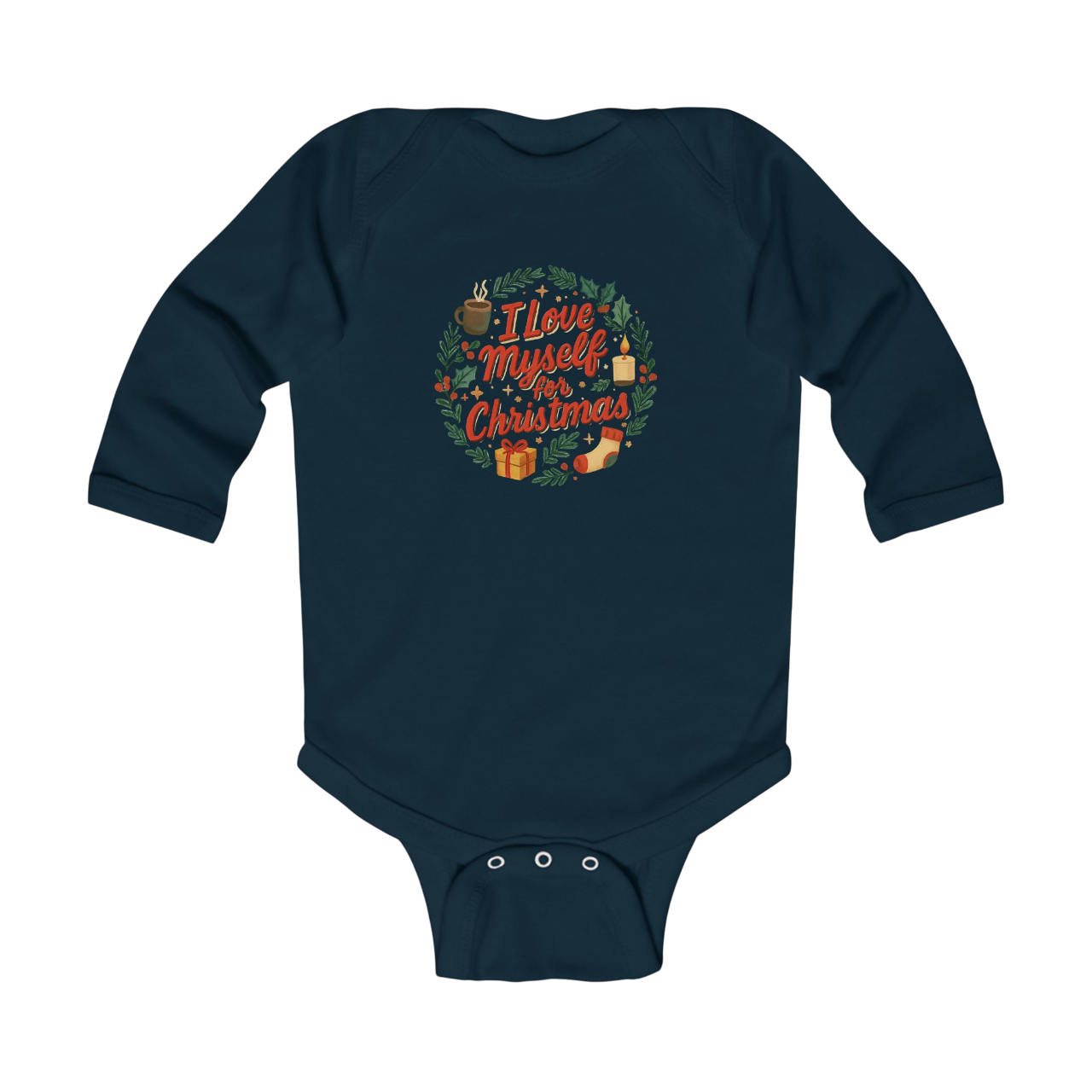 Infant I Love Myself for Christmas Bodysuit  #11202025-1