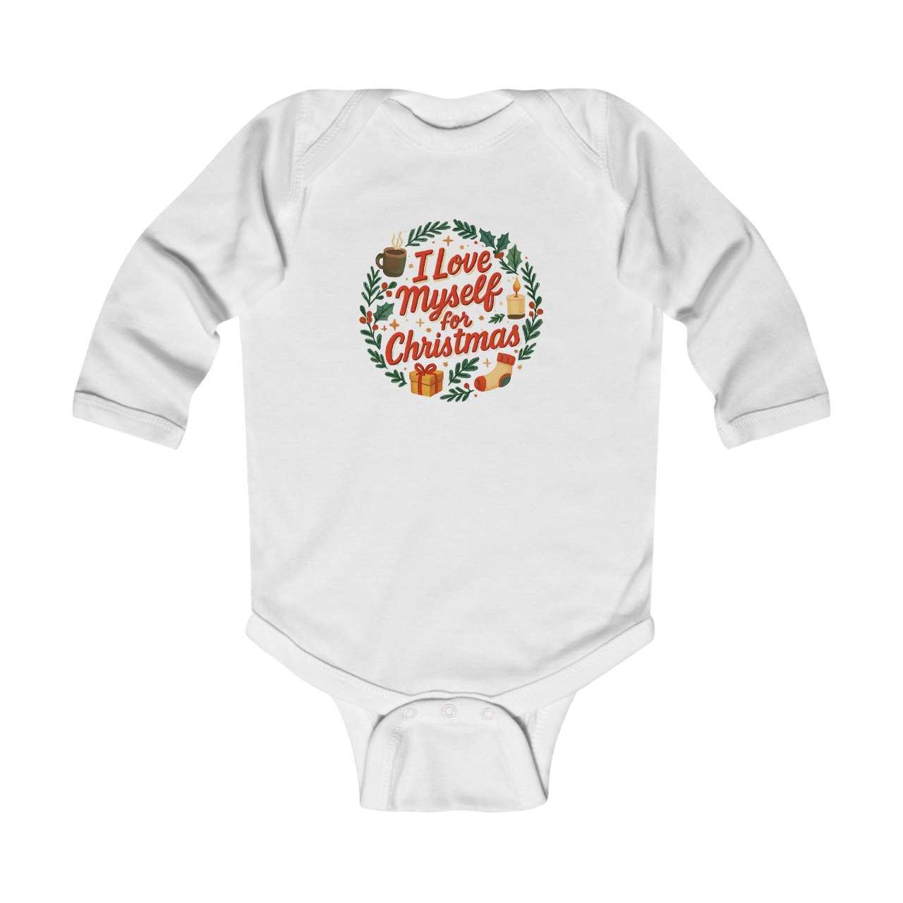 Infant I Love Myself for Christmas Bodysuit  #11202025-1