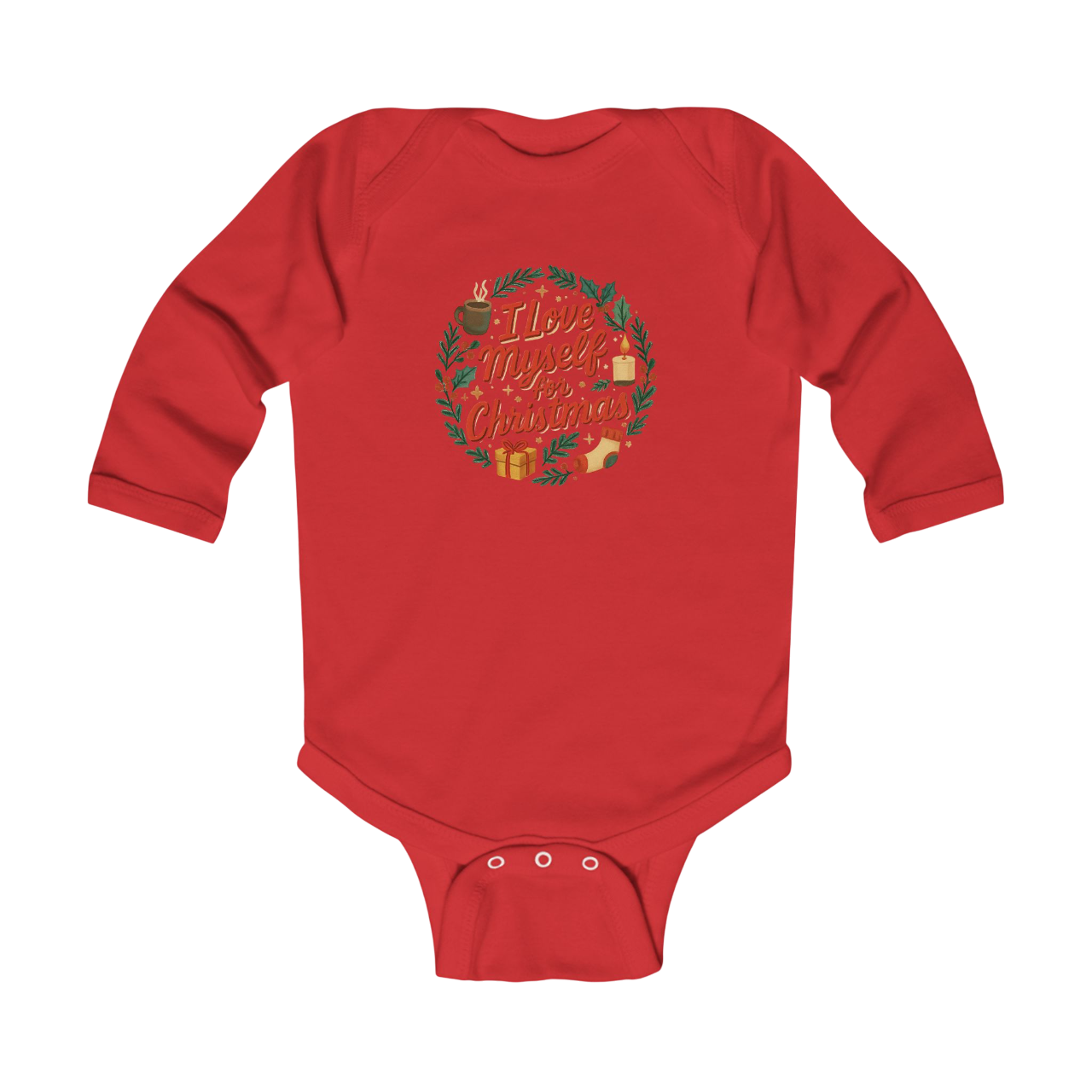 Infant I Love Myself for Christmas Bodysuit  #11202025-1