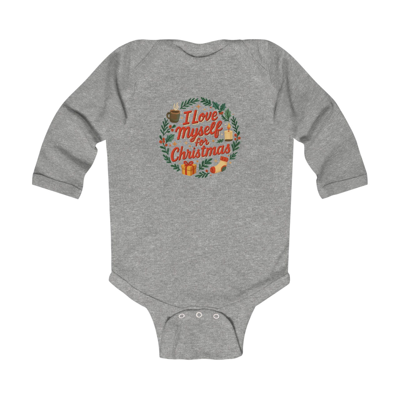 Infant I Love Myself for Christmas Bodysuit  #11202025-1