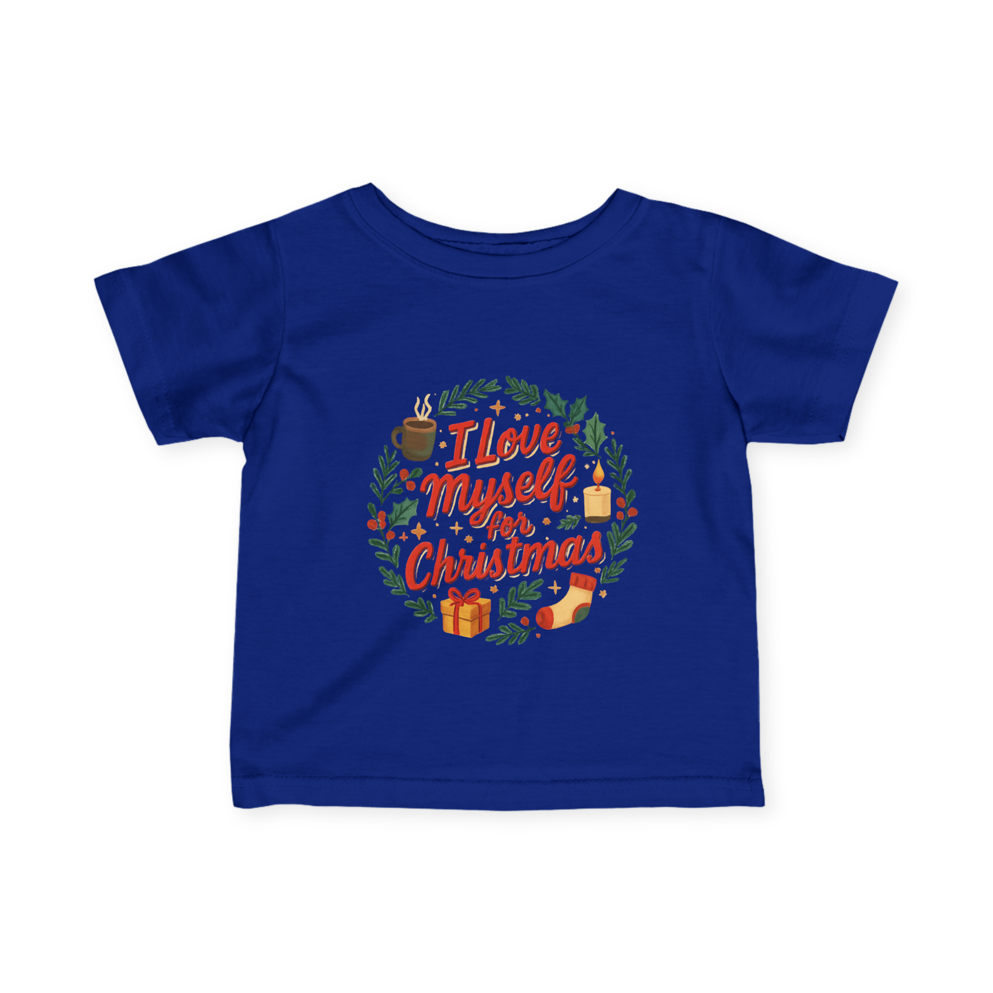 Infant I Love Myself for Christmas Fine Jersey Tee #11202025-1