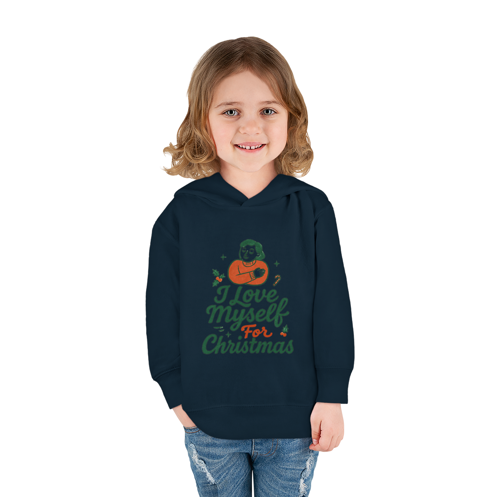 Toddler I Love Myself for Christmas Fleece Hoodie #11212025-1