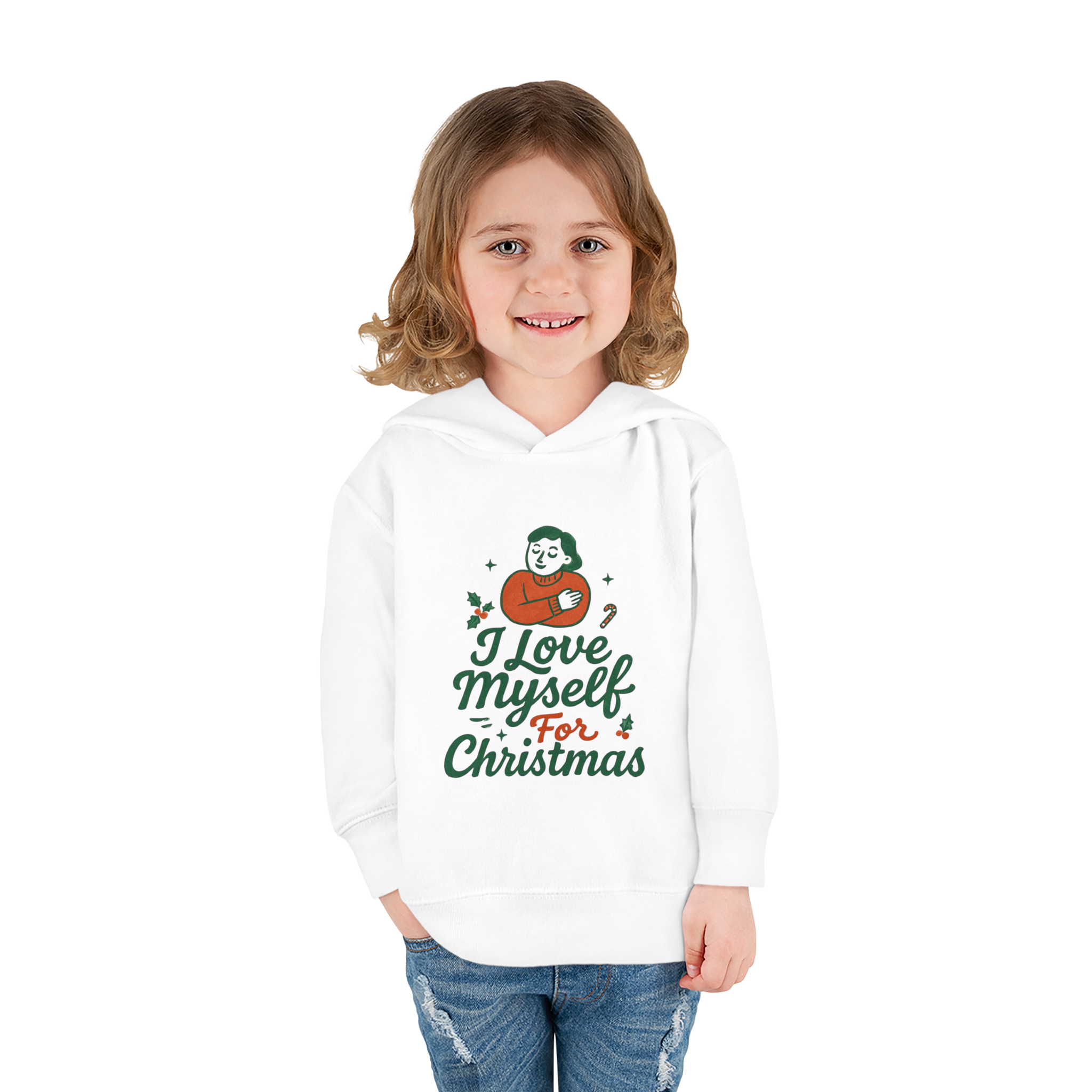 Toddler I Love Myself for Christmas Fleece Hoodie #11212025-1