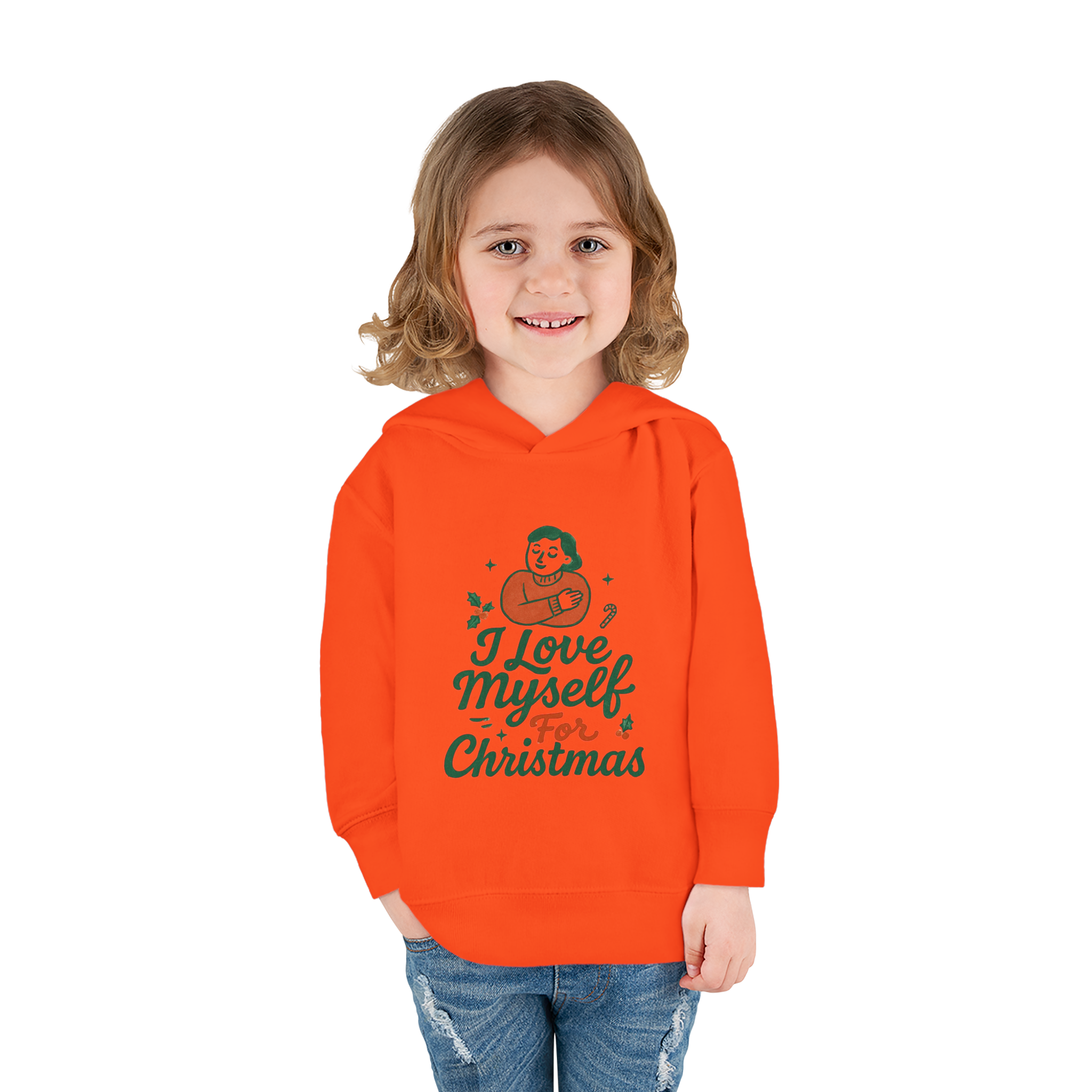 Toddler I Love Myself for Christmas Fleece Hoodie #11212025-1