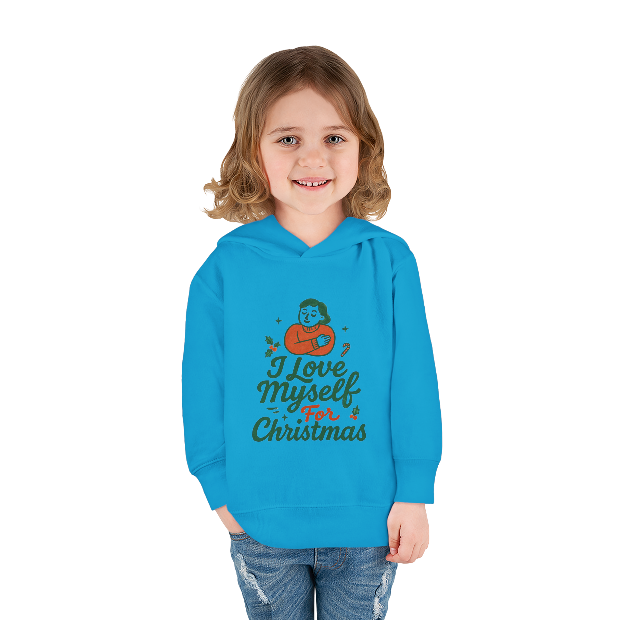 Toddler I Love Myself for Christmas Fleece Hoodie #11212025-1