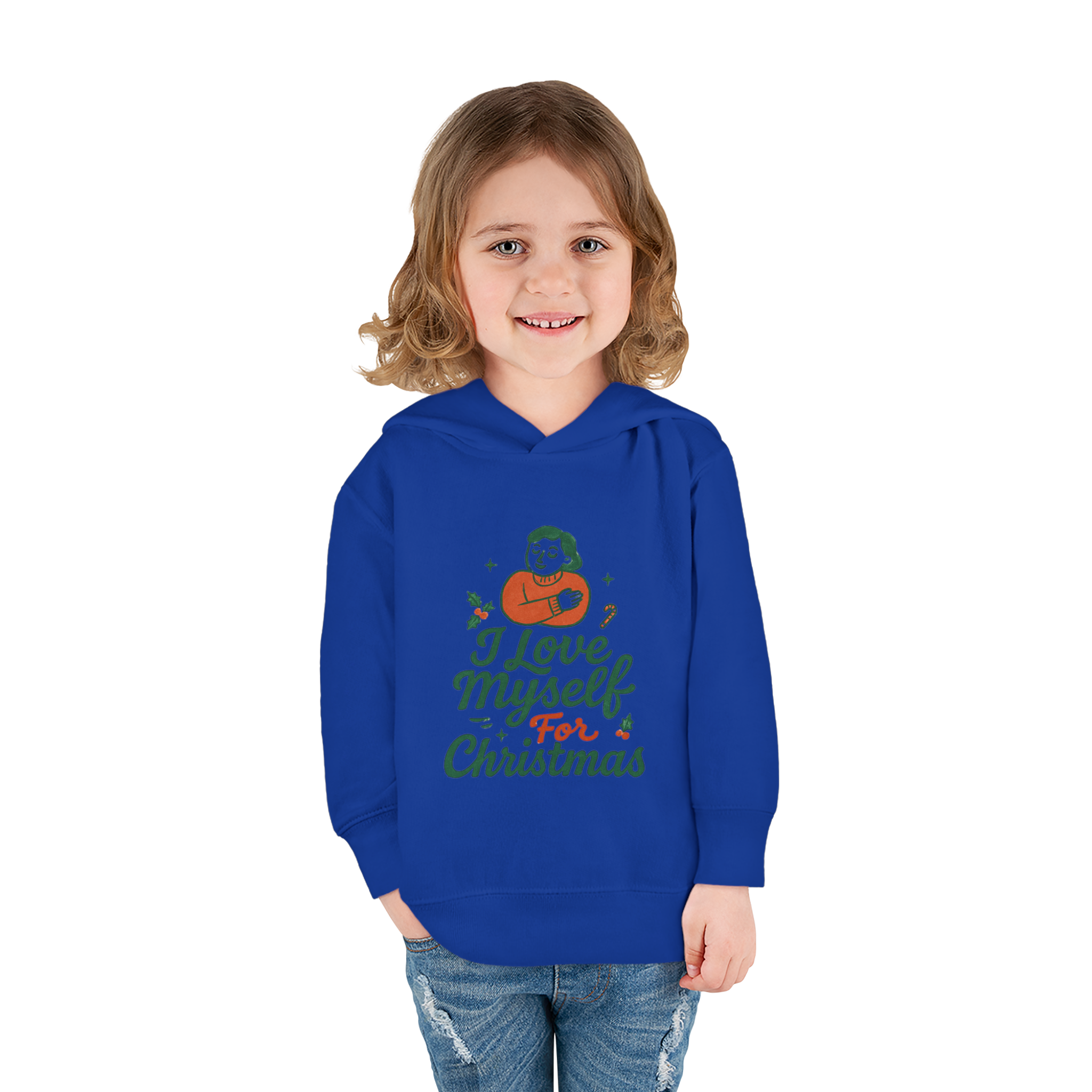 Toddler I Love Myself for Christmas Fleece Hoodie #11212025-1