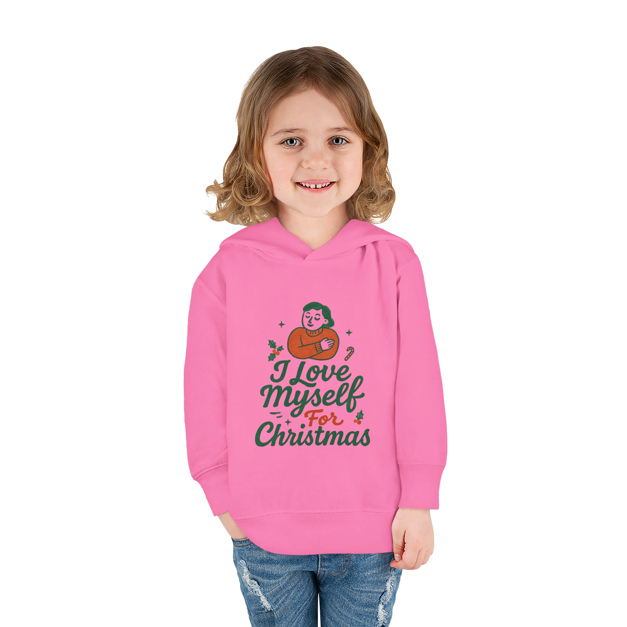 Toddler I Love Myself for Christmas Fleece Hoodie #11212025-1