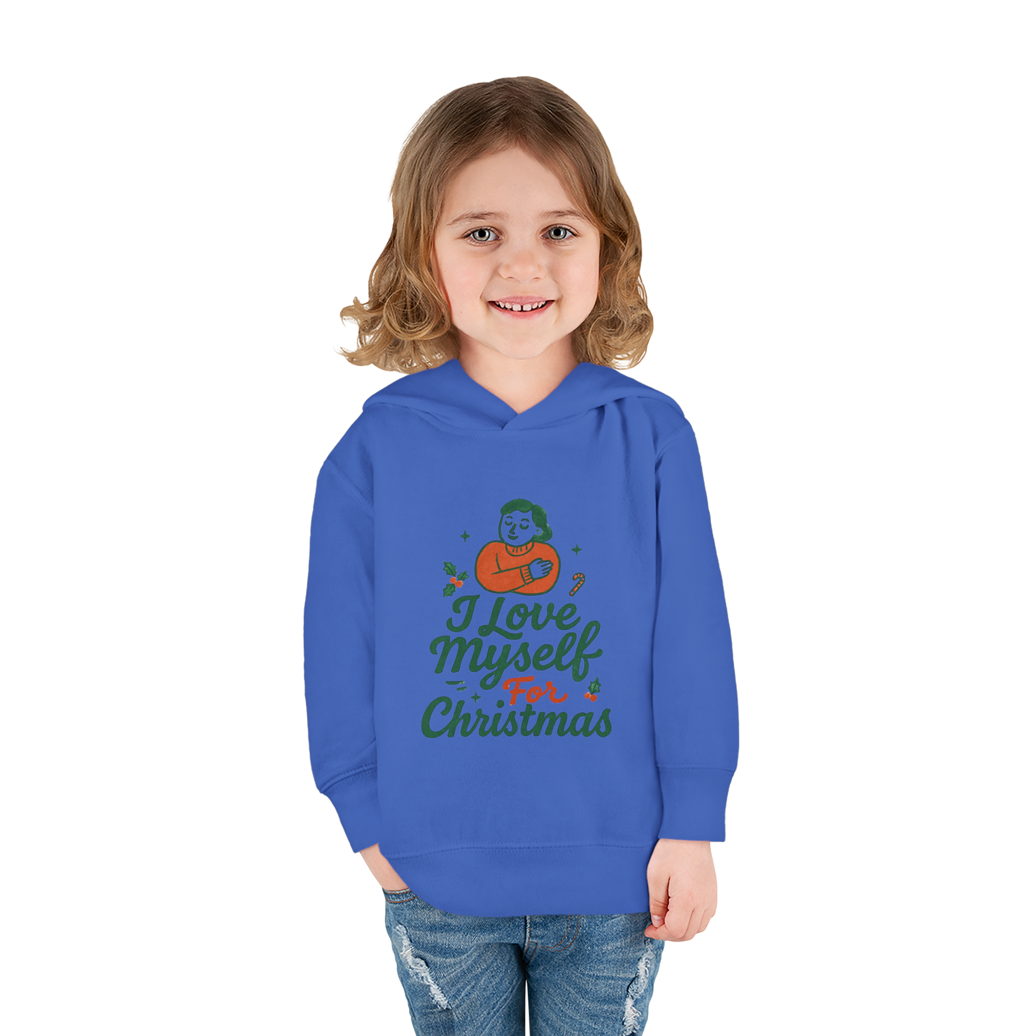 Toddler I Love Myself for Christmas Fleece Hoodie #11212025-1