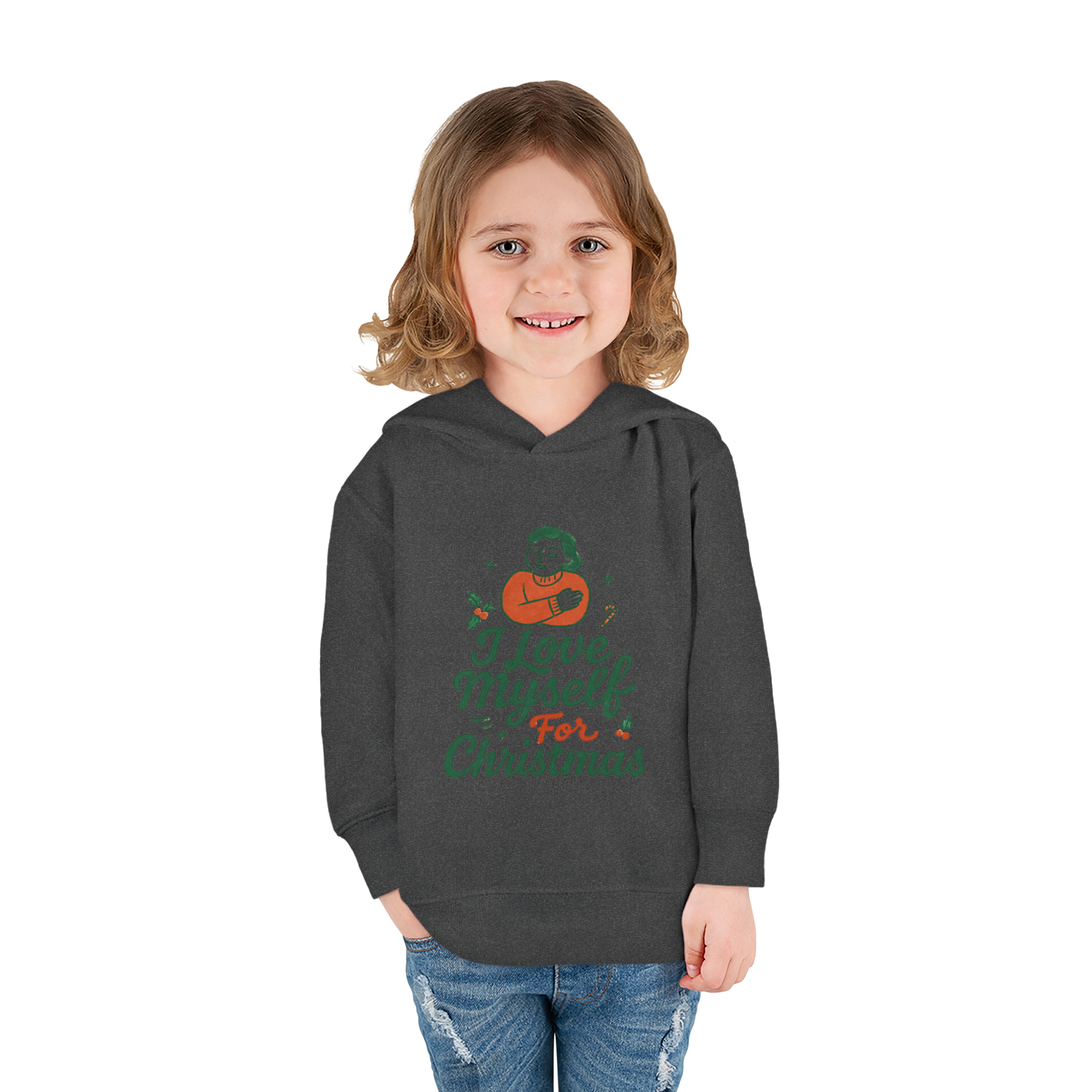 Toddler I Love Myself for Christmas Fleece Hoodie #11212025-1