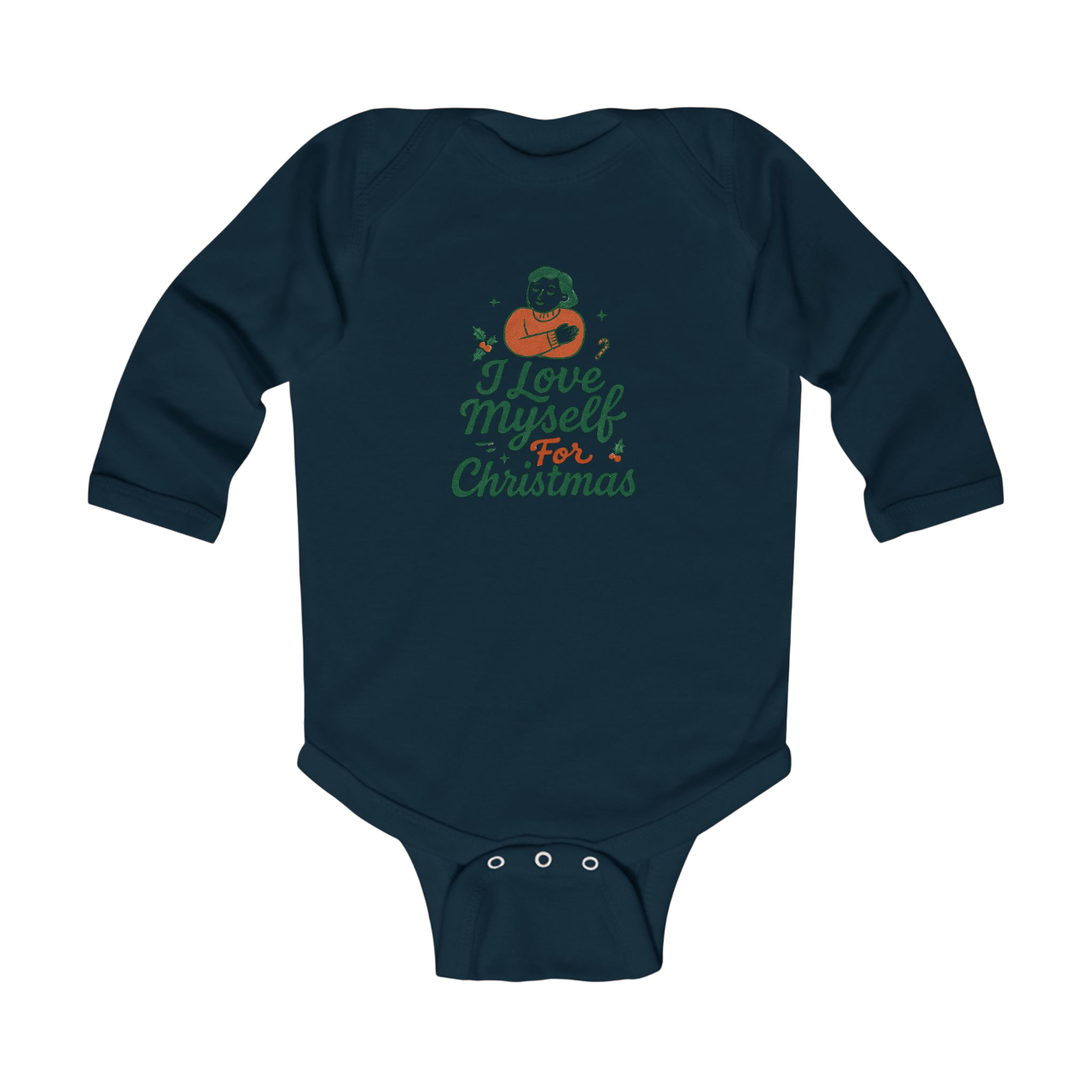 Infant I Love Myself for Christmas Bodysuit  #11212025-1
