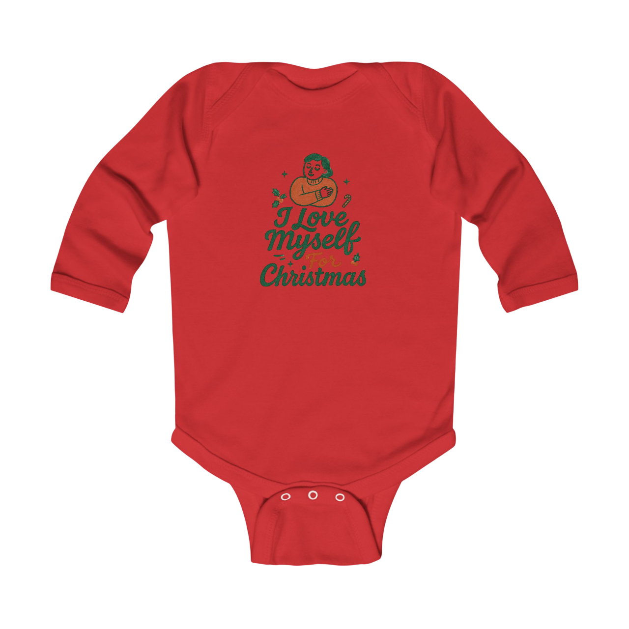 Infant I Love Myself for Christmas Bodysuit  #11212025-1