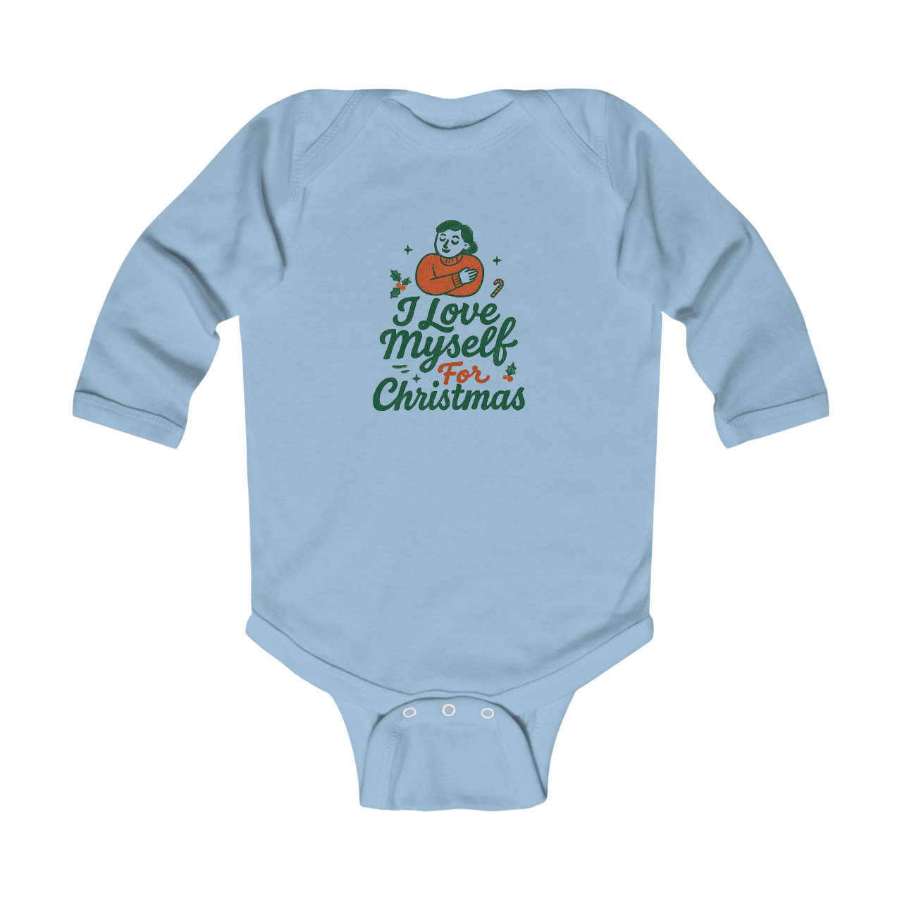 Infant I Love Myself for Christmas Bodysuit  #11212025-1