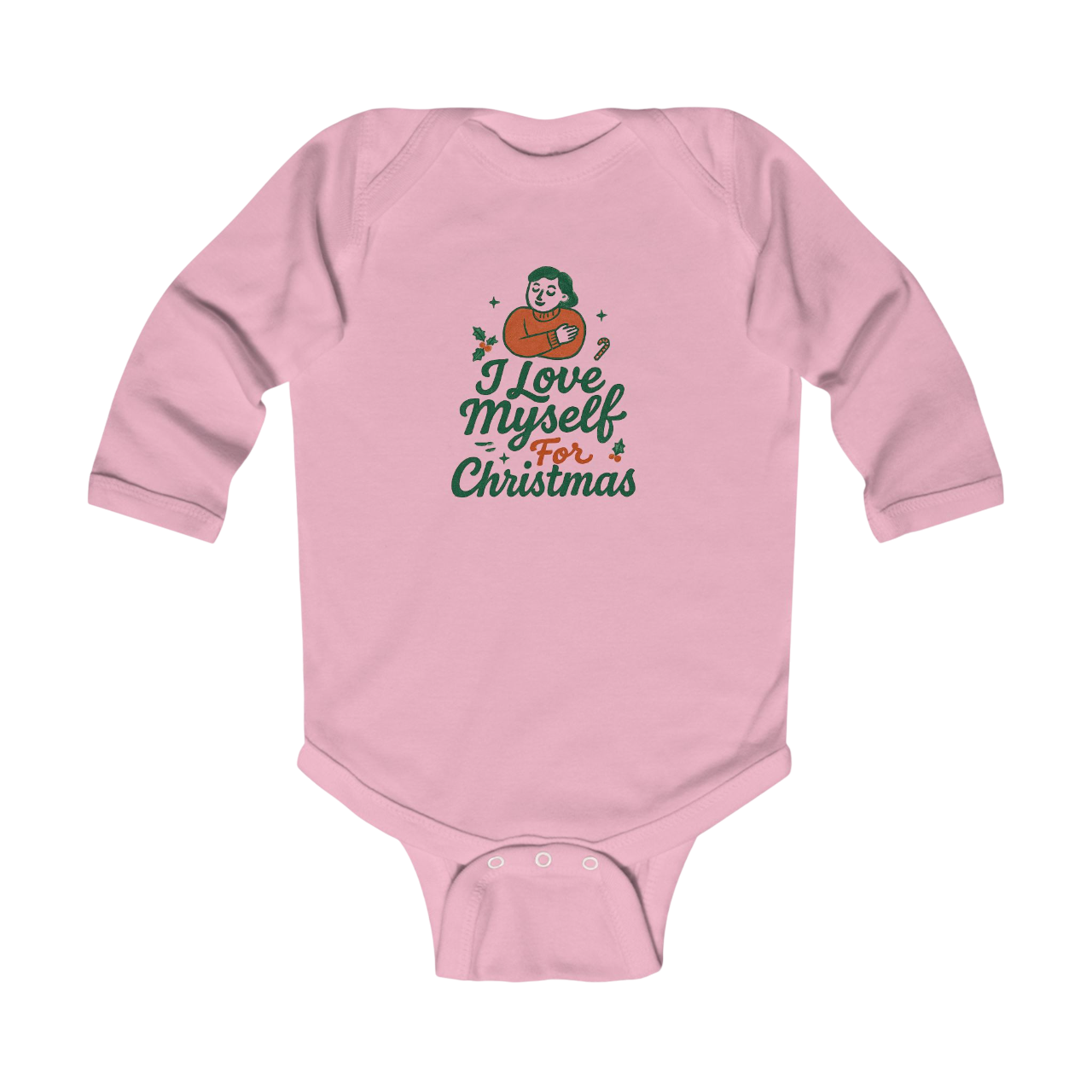 Infant I Love Myself for Christmas Bodysuit  #11212025-1