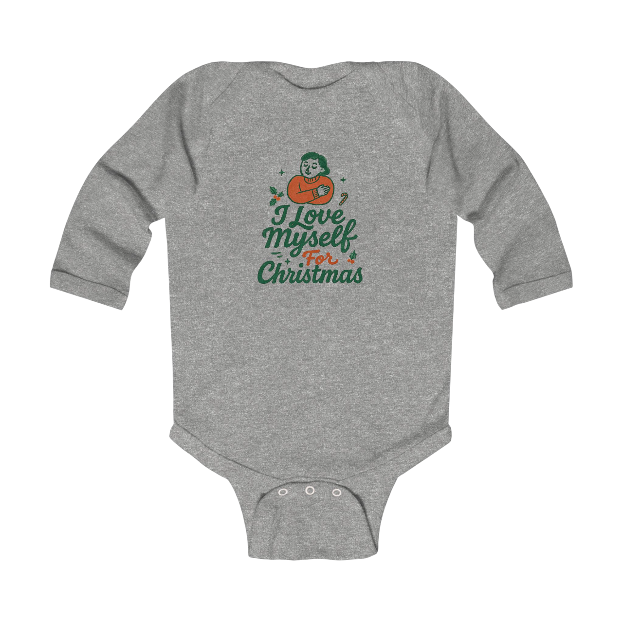 Infant I Love Myself for Christmas Bodysuit  #11212025-1