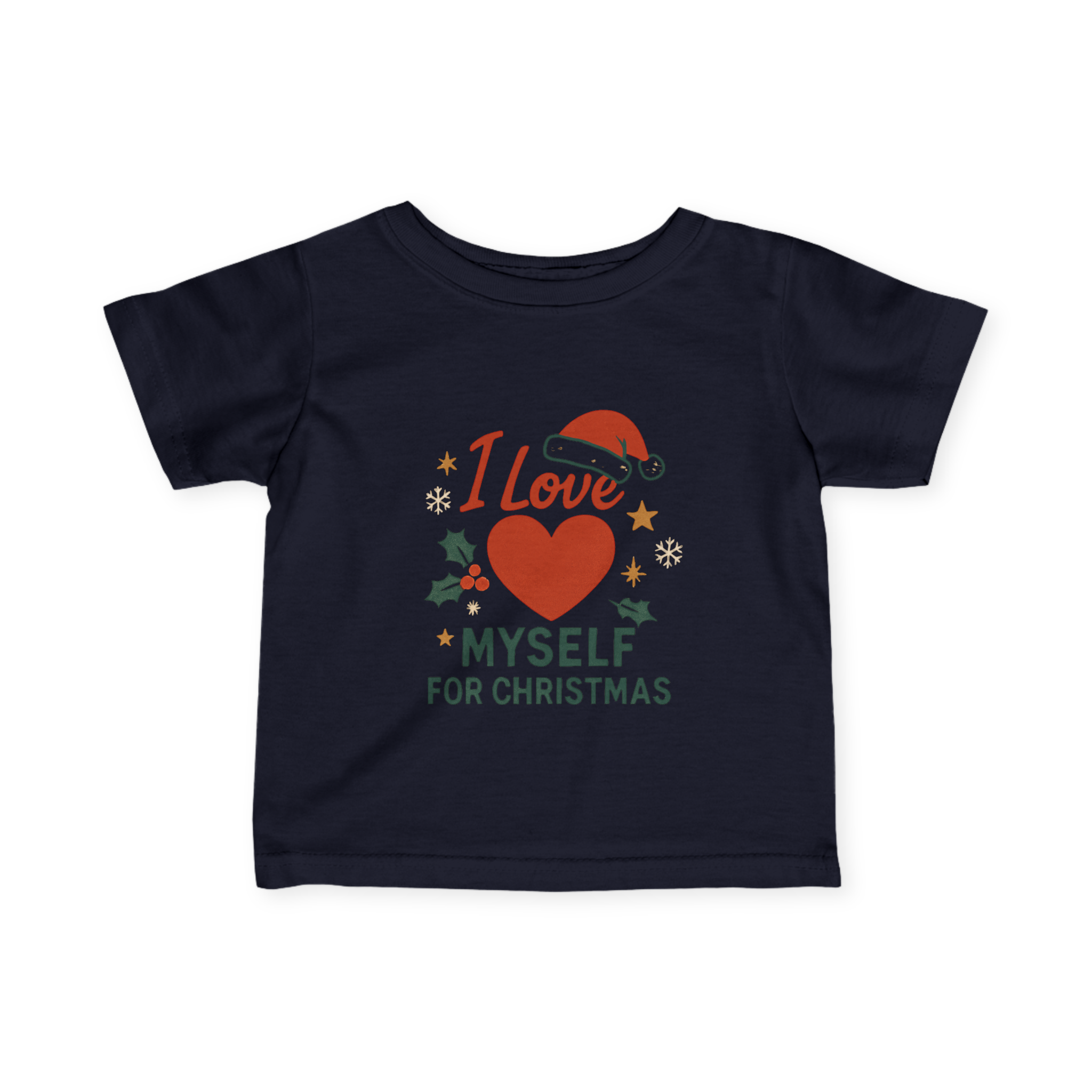 Infant I Love Myself for Christmas Fine Jersey Tee #11202025-2