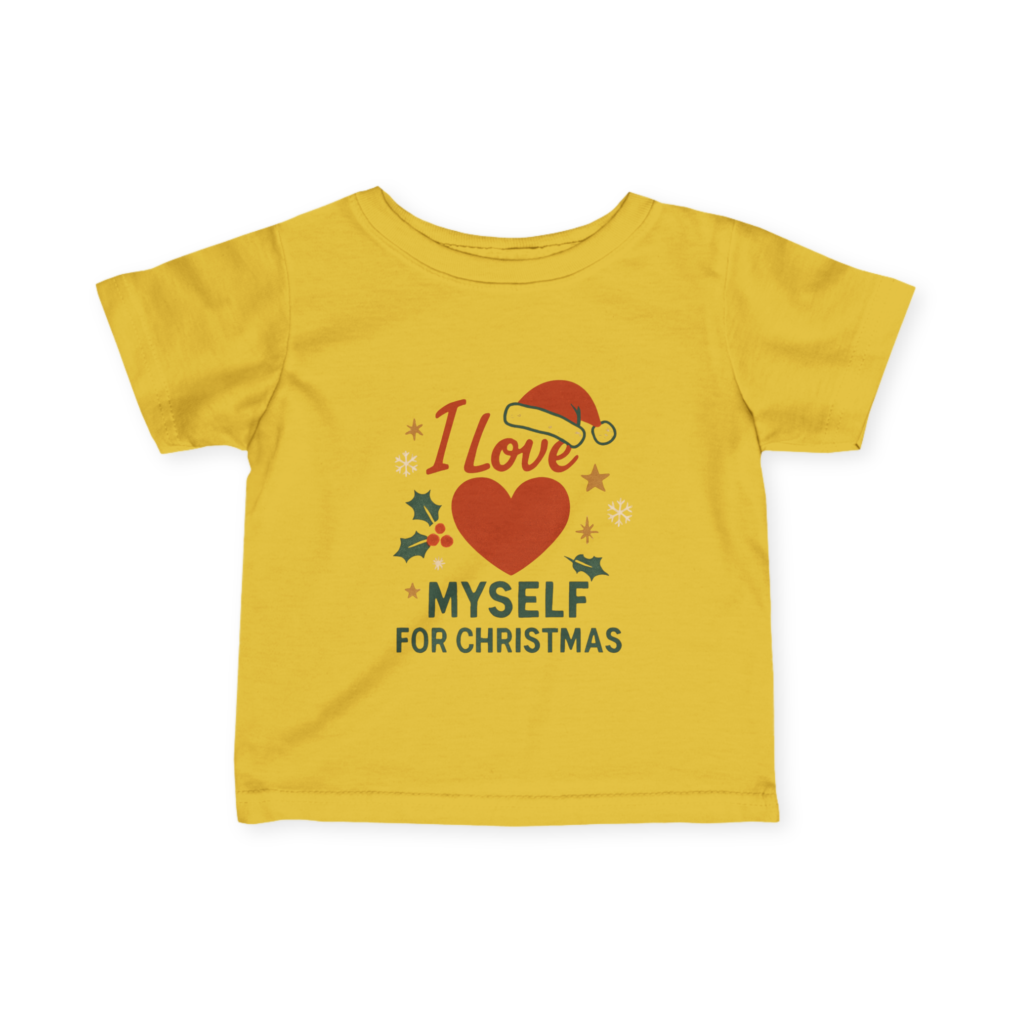 Infant I Love Myself for Christmas Fine Jersey Tee #11202025-2