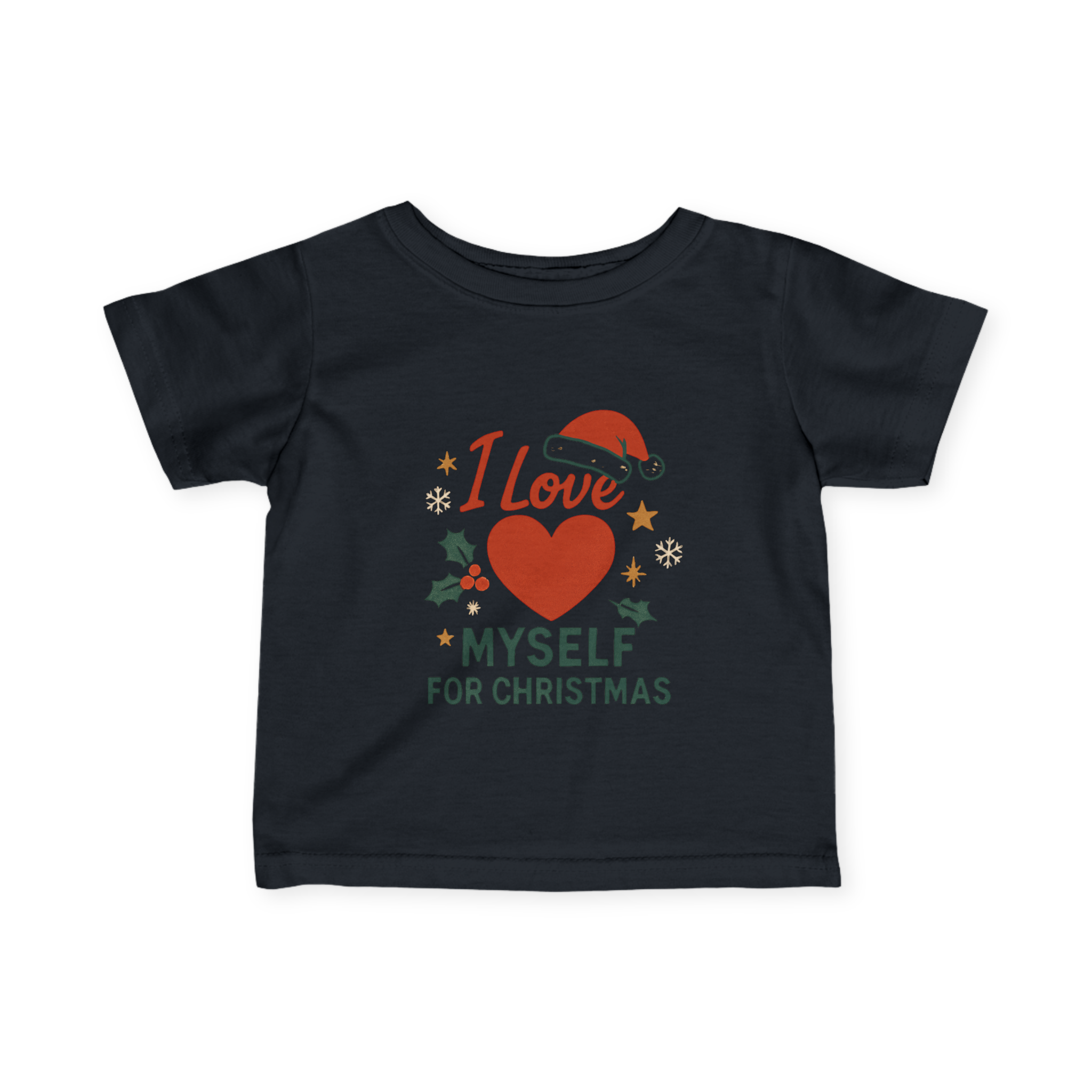 Infant I Love Myself for Christmas Fine Jersey Tee #11202025-2