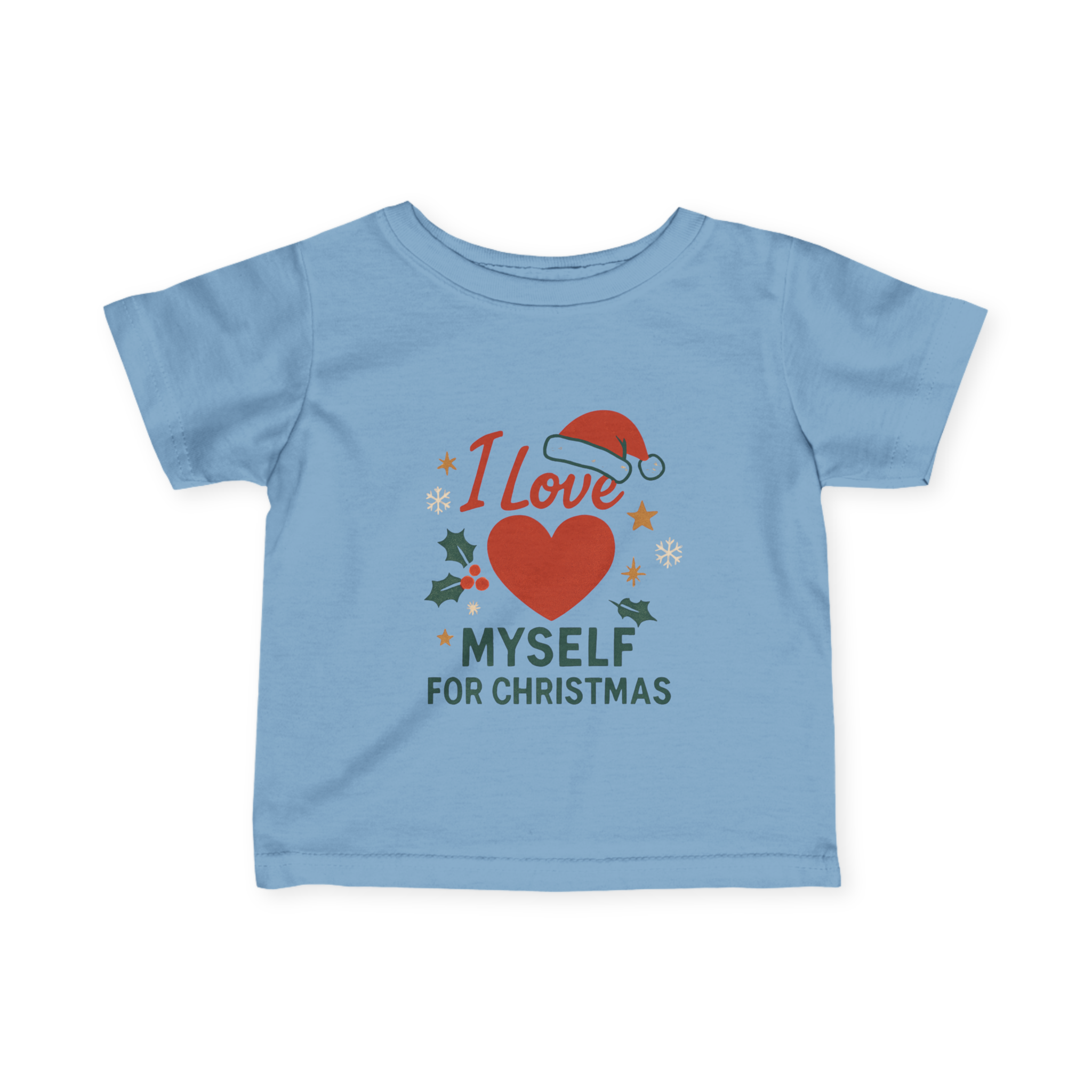 Infant I Love Myself for Christmas Fine Jersey Tee #11202025-2