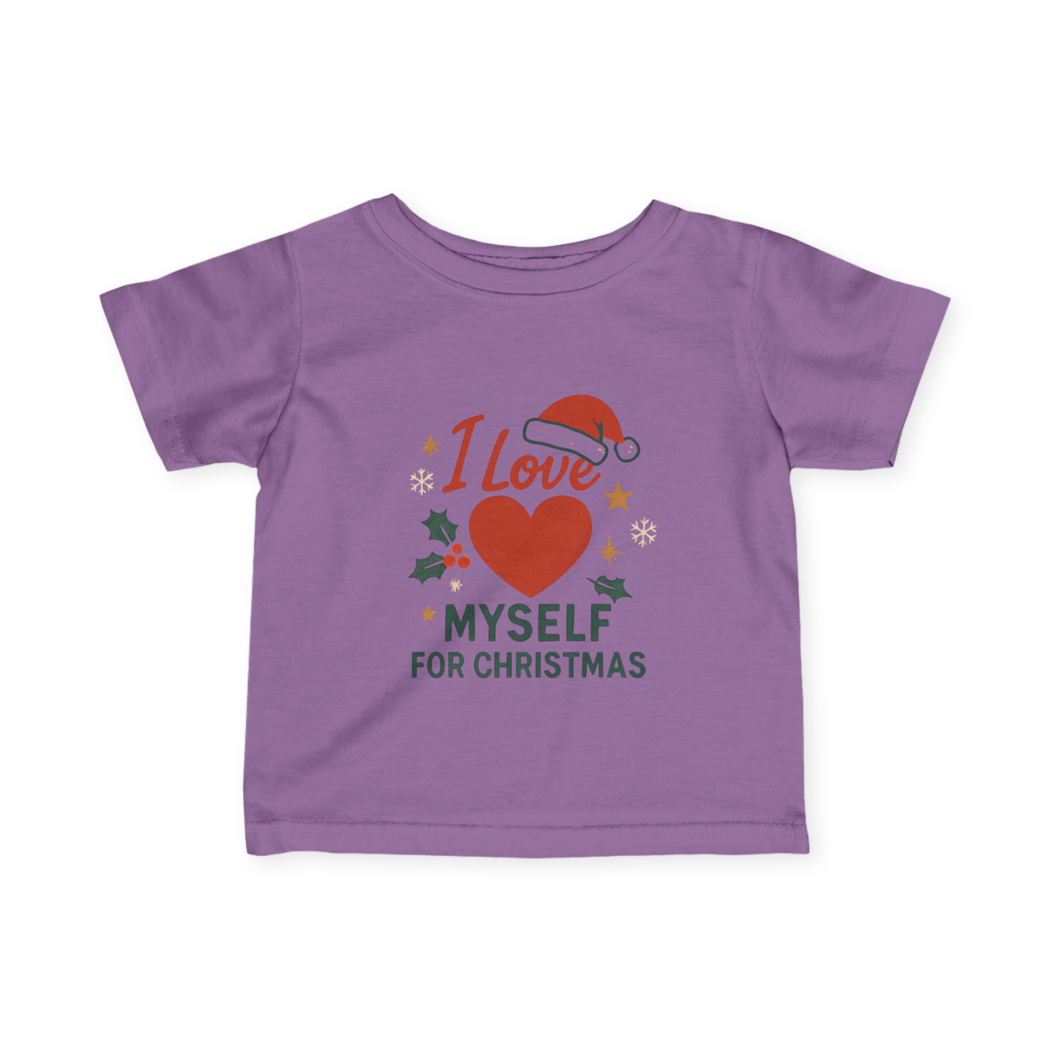 Infant I Love Myself for Christmas Fine Jersey Tee #11202025-2