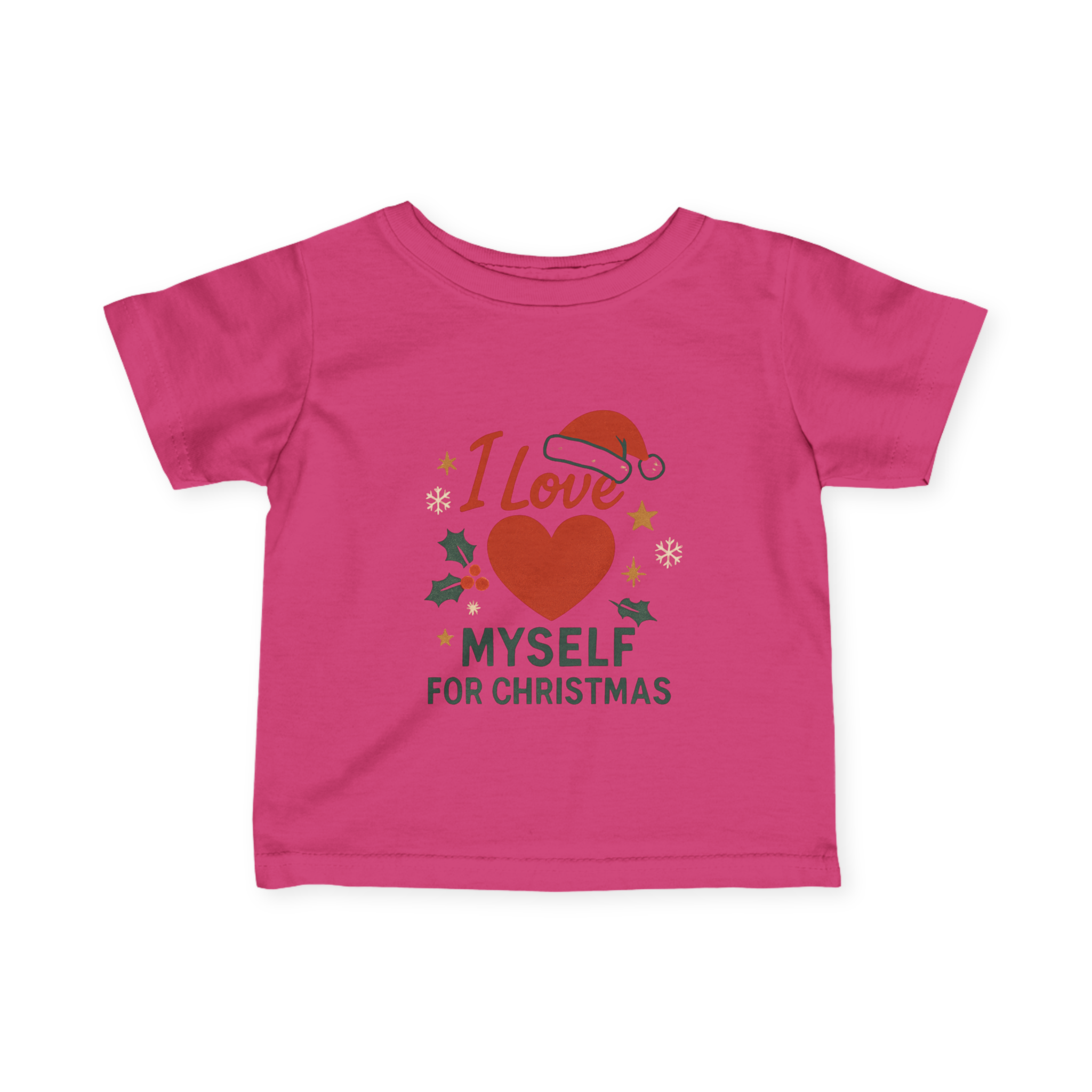 Infant I Love Myself for Christmas Fine Jersey Tee #11202025-2