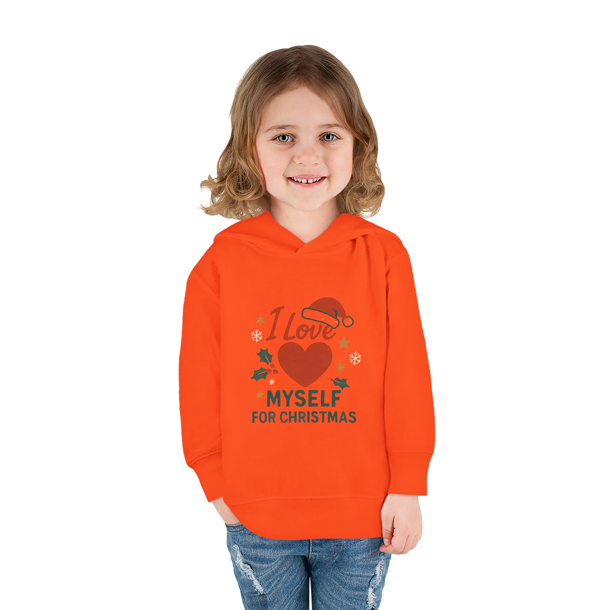 Toddler I Love Myself for Christmas Fleece Hoodie #11212025-2