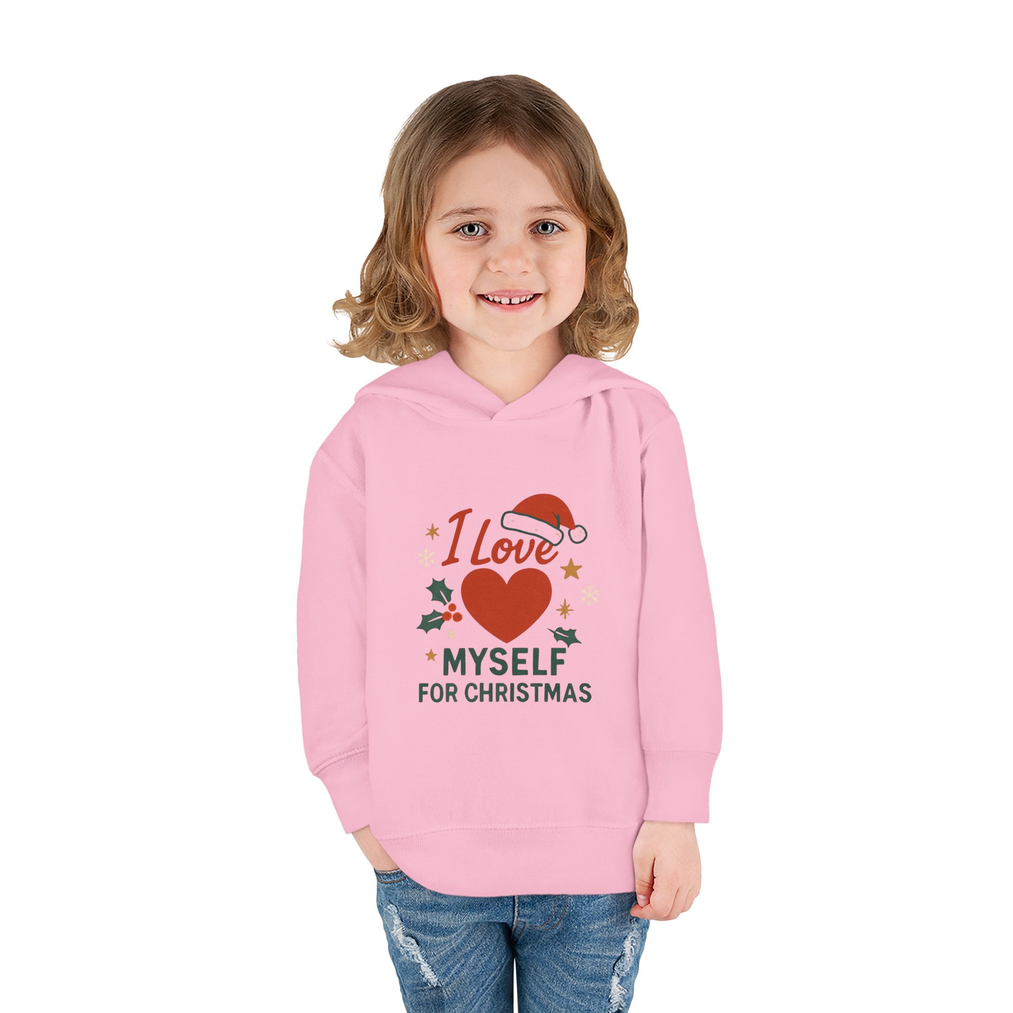 Toddler I Love Myself for Christmas Fleece Hoodie #11212025-2