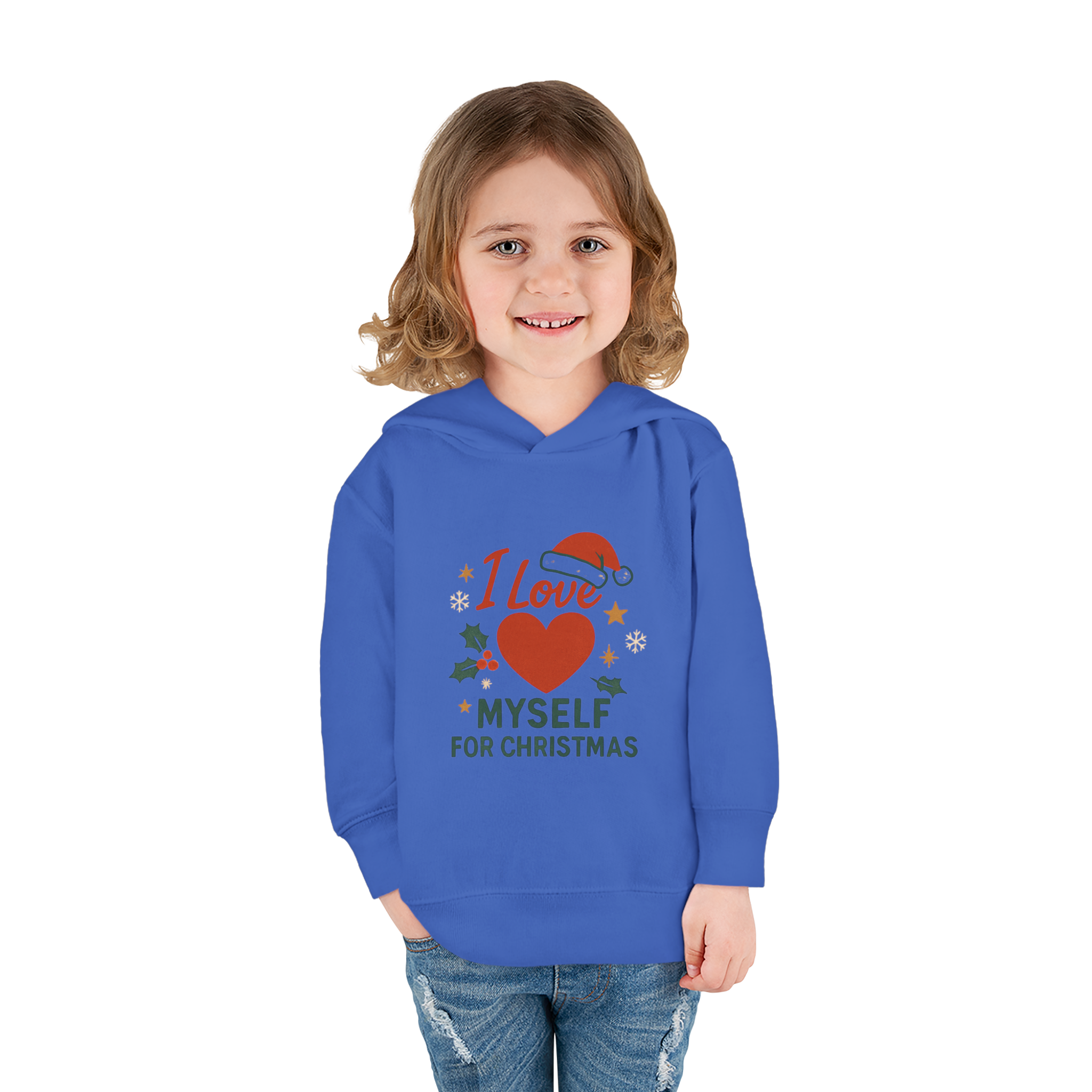 Toddler I Love Myself for Christmas Fleece Hoodie #11212025-2