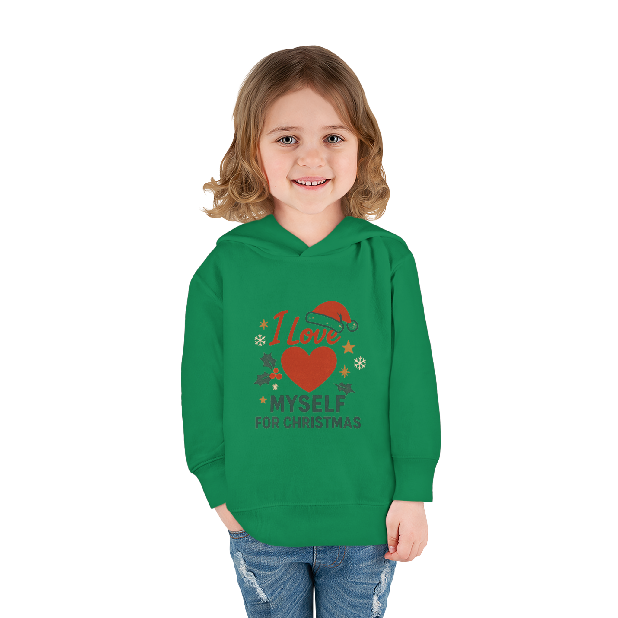 Toddler I Love Myself for Christmas Fleece Hoodie #11212025-2