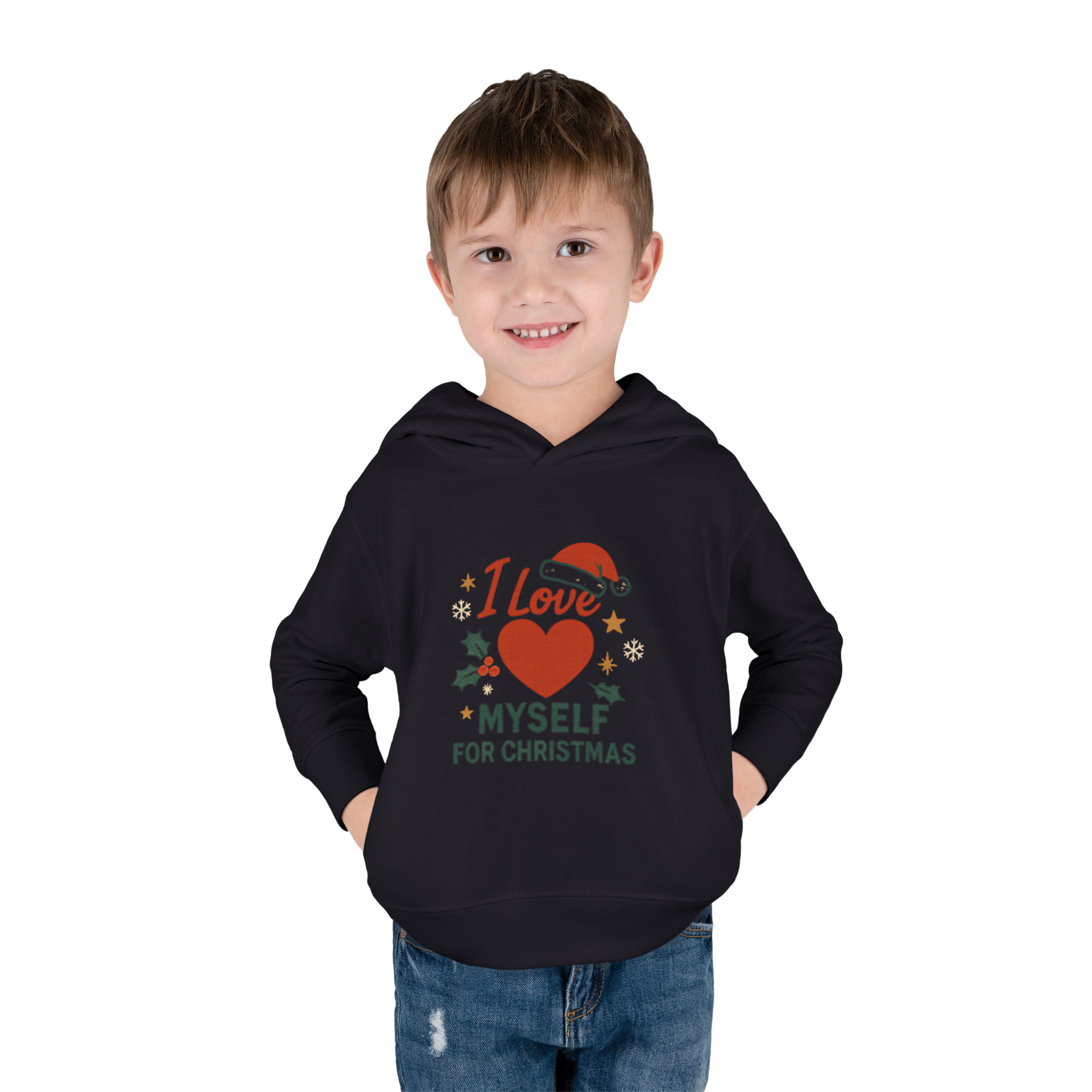 Toddler I Love Myself for Christmas Fleece Hoodie #11212025-2