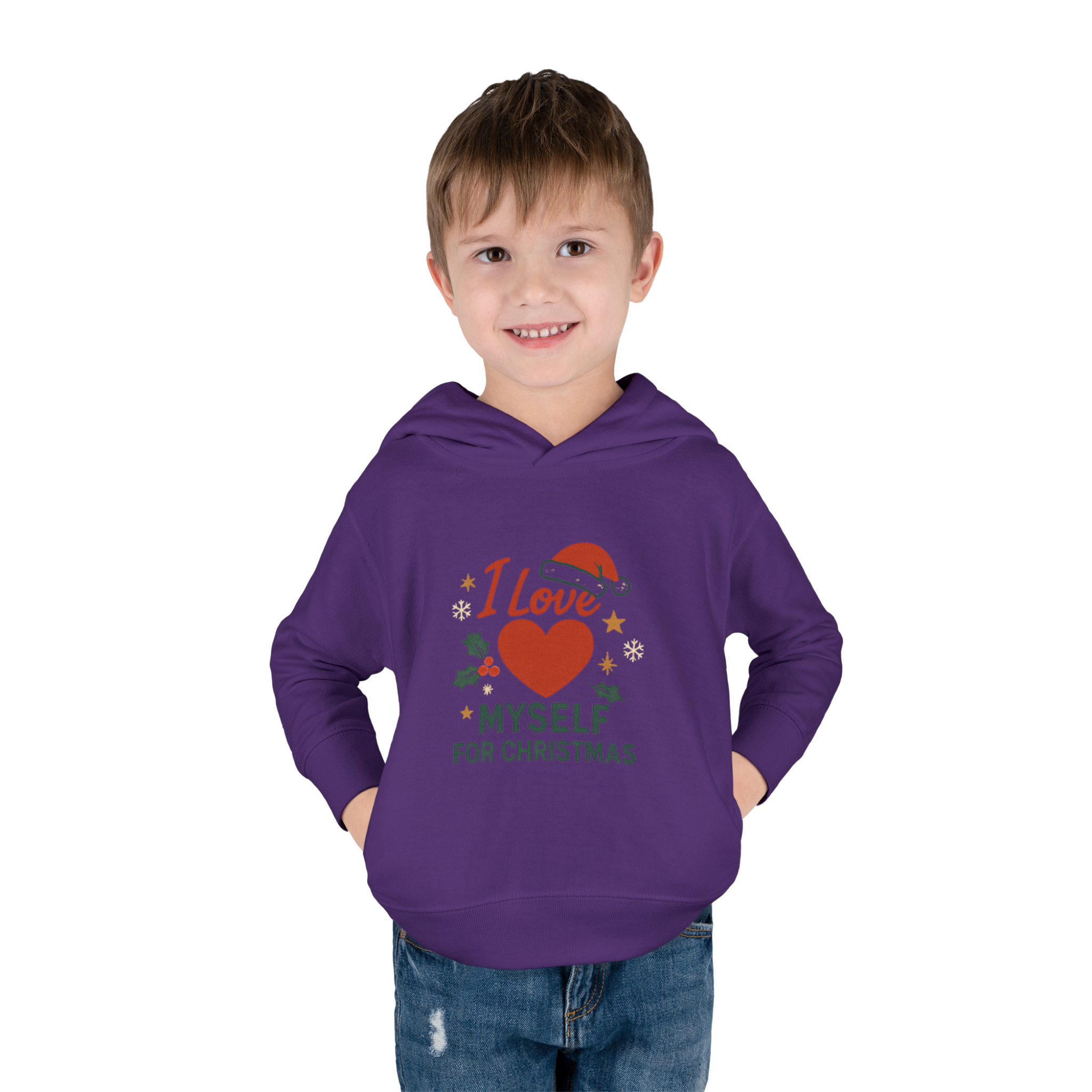 Toddler I Love Myself for Christmas Fleece Hoodie #11212025-2