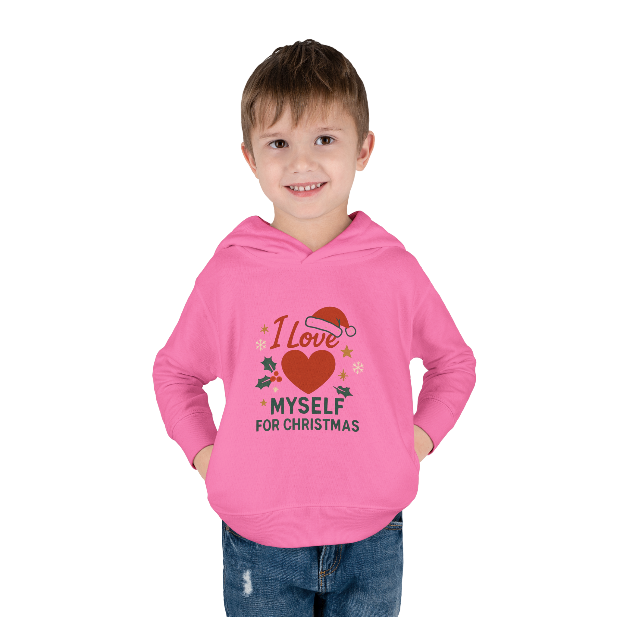 Toddler I Love Myself for Christmas Fleece Hoodie #11212025-2