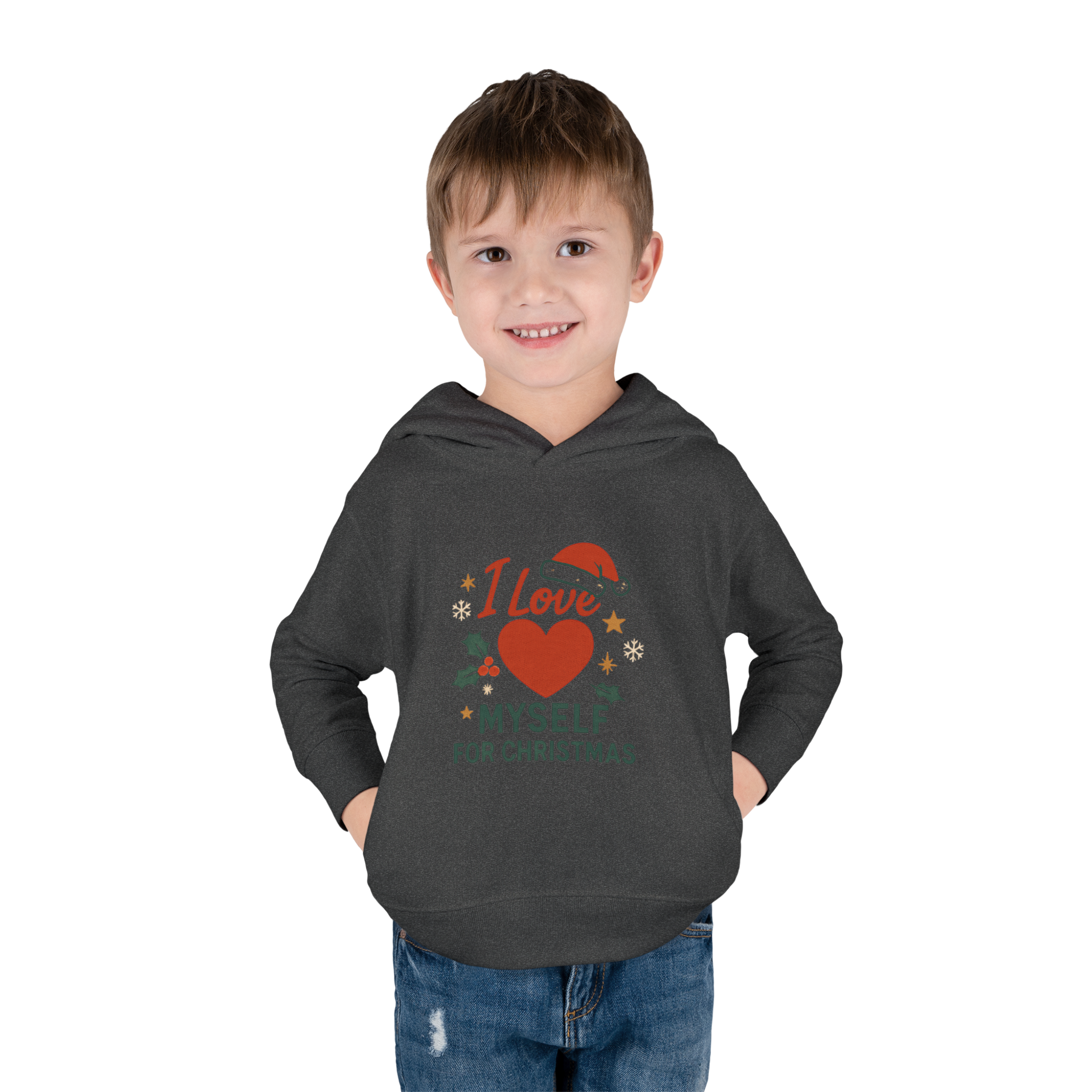 Toddler I Love Myself for Christmas Fleece Hoodie #11212025-2