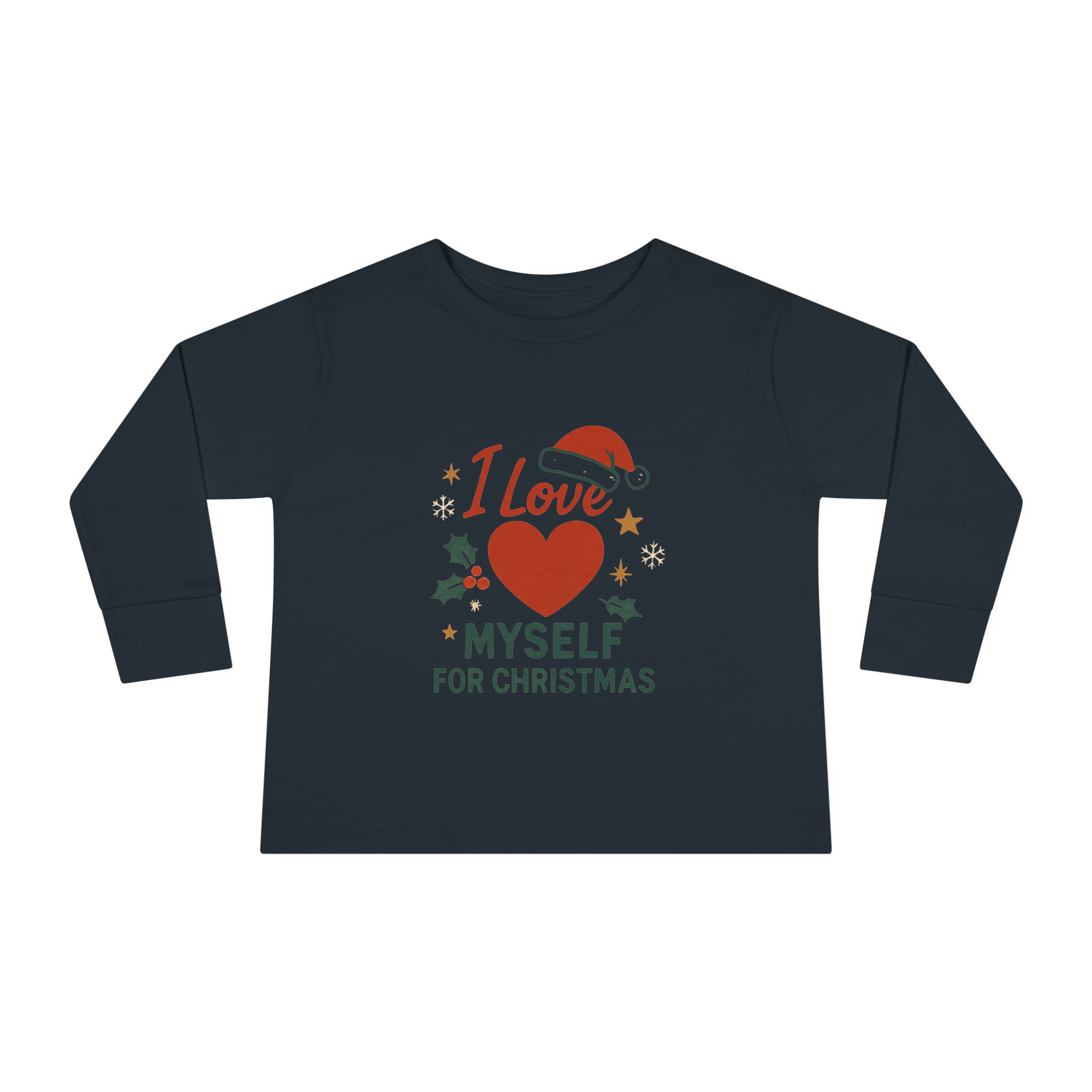Toddler I Love Myself for Christmas Long Sleeve Tee #11212025-2
