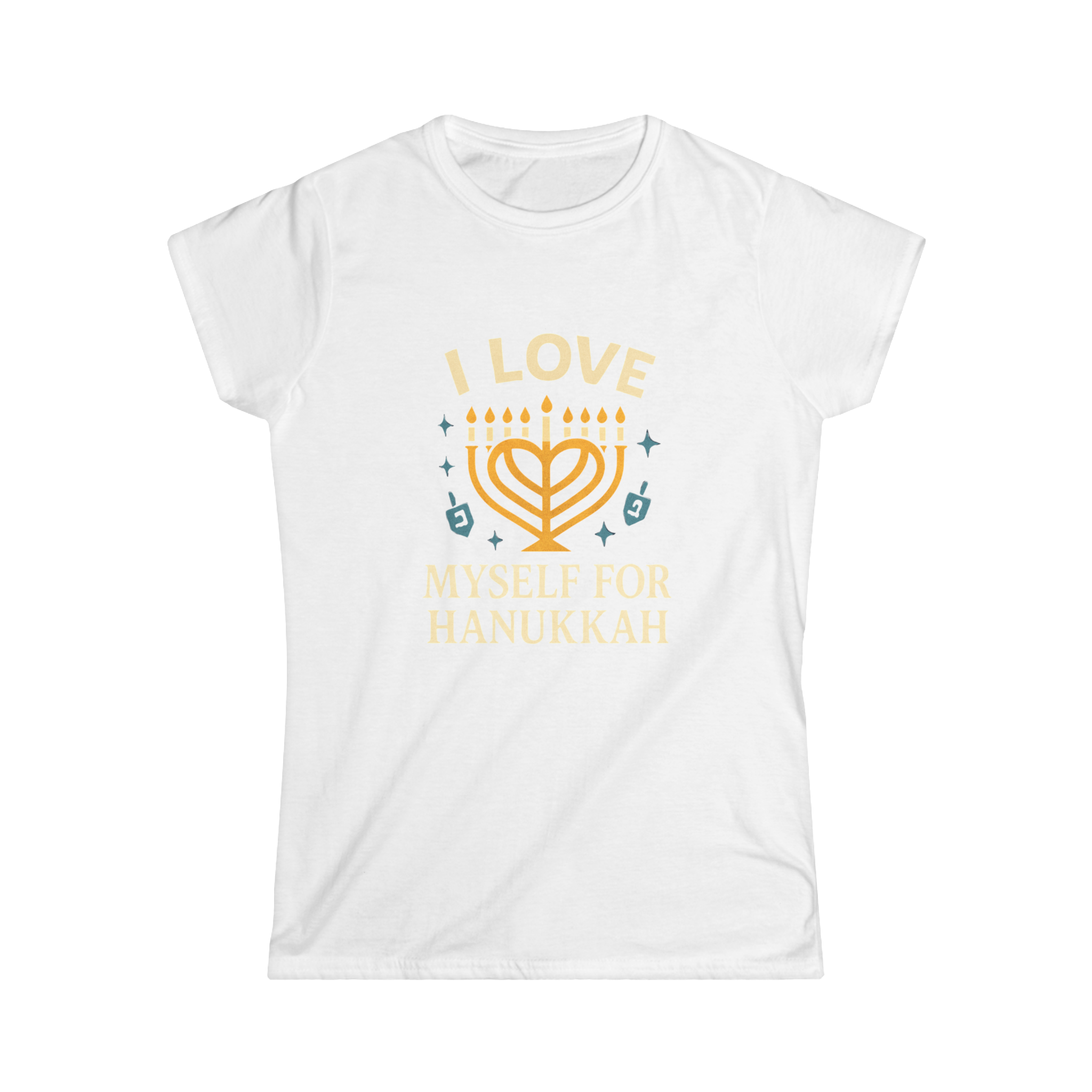 Woman's I Love Myself For Hanukkah Tee #11222025-4