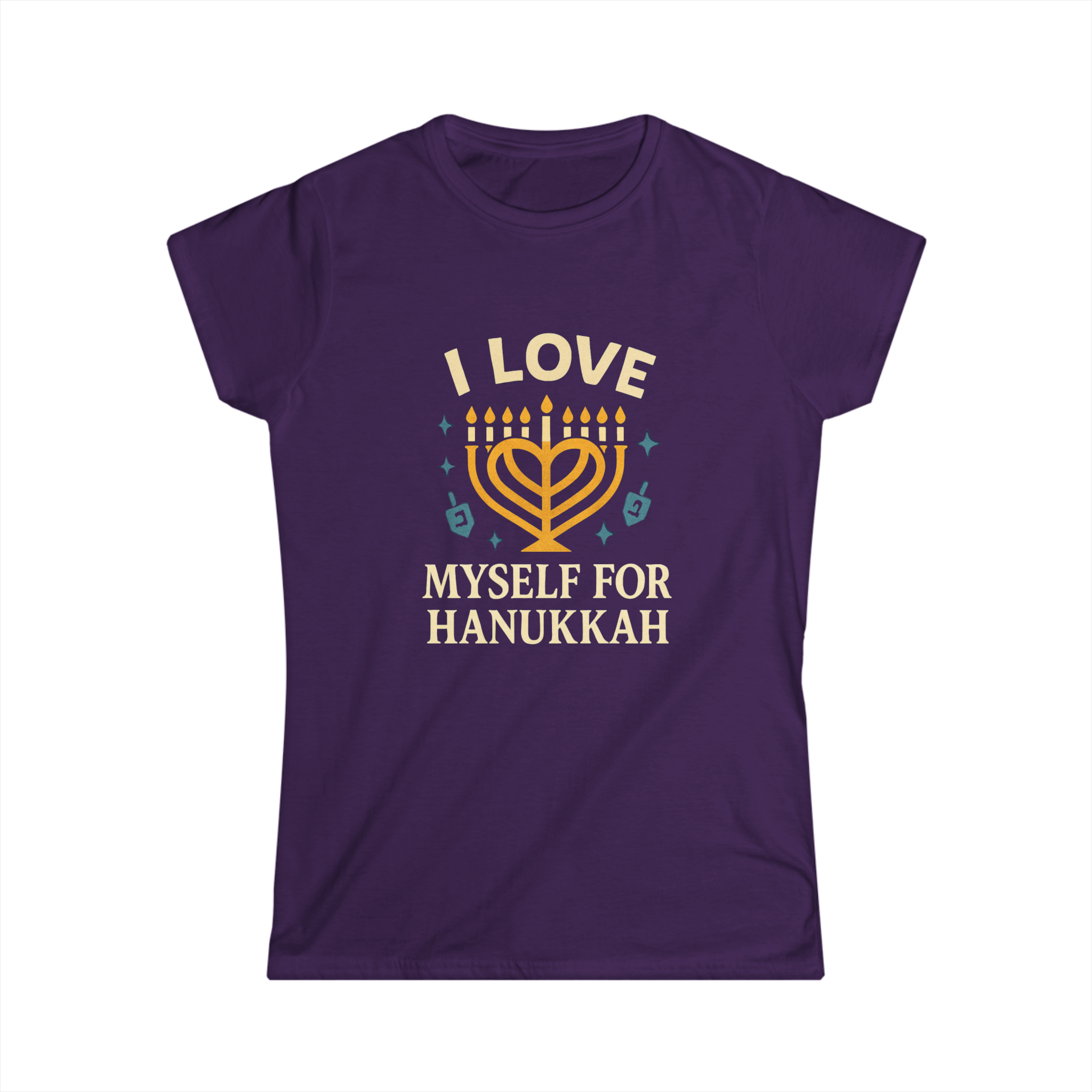 Woman's I Love Myself For Hanukkah Tee #11222025-4