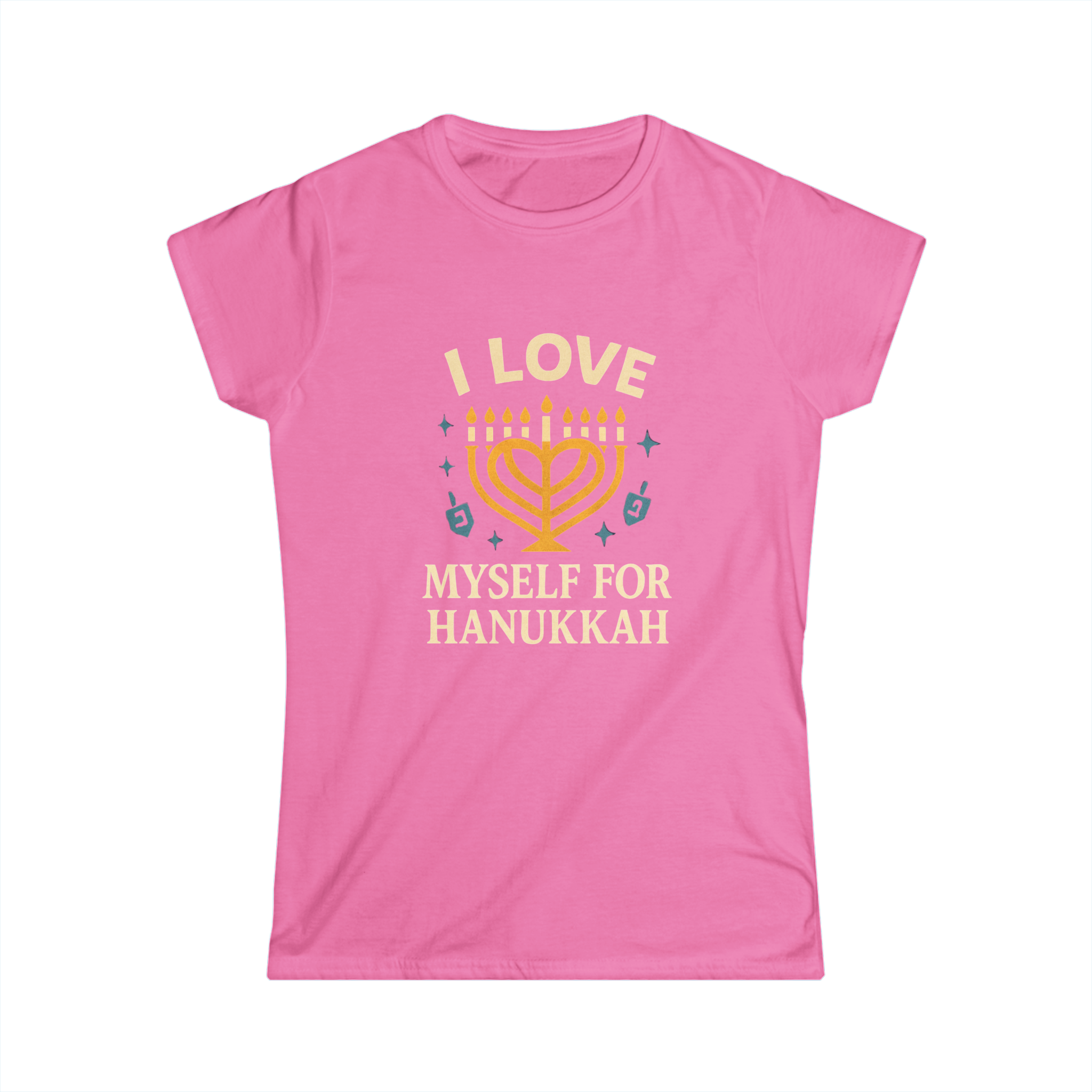 Woman's I Love Myself For Hanukkah Tee #11222025-4