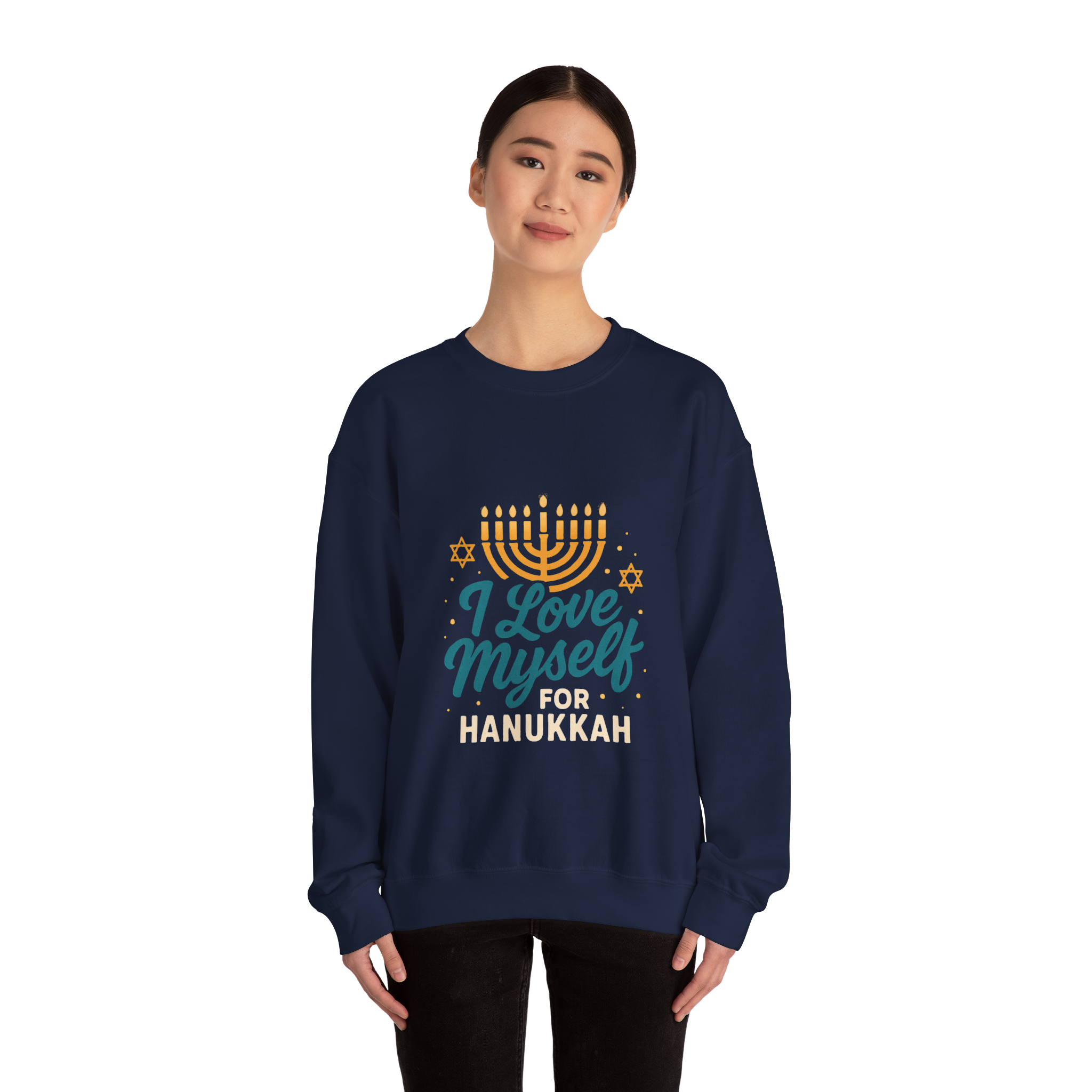 Adult I Love Myself For Hanukkah Sweatshirt #11222025-2