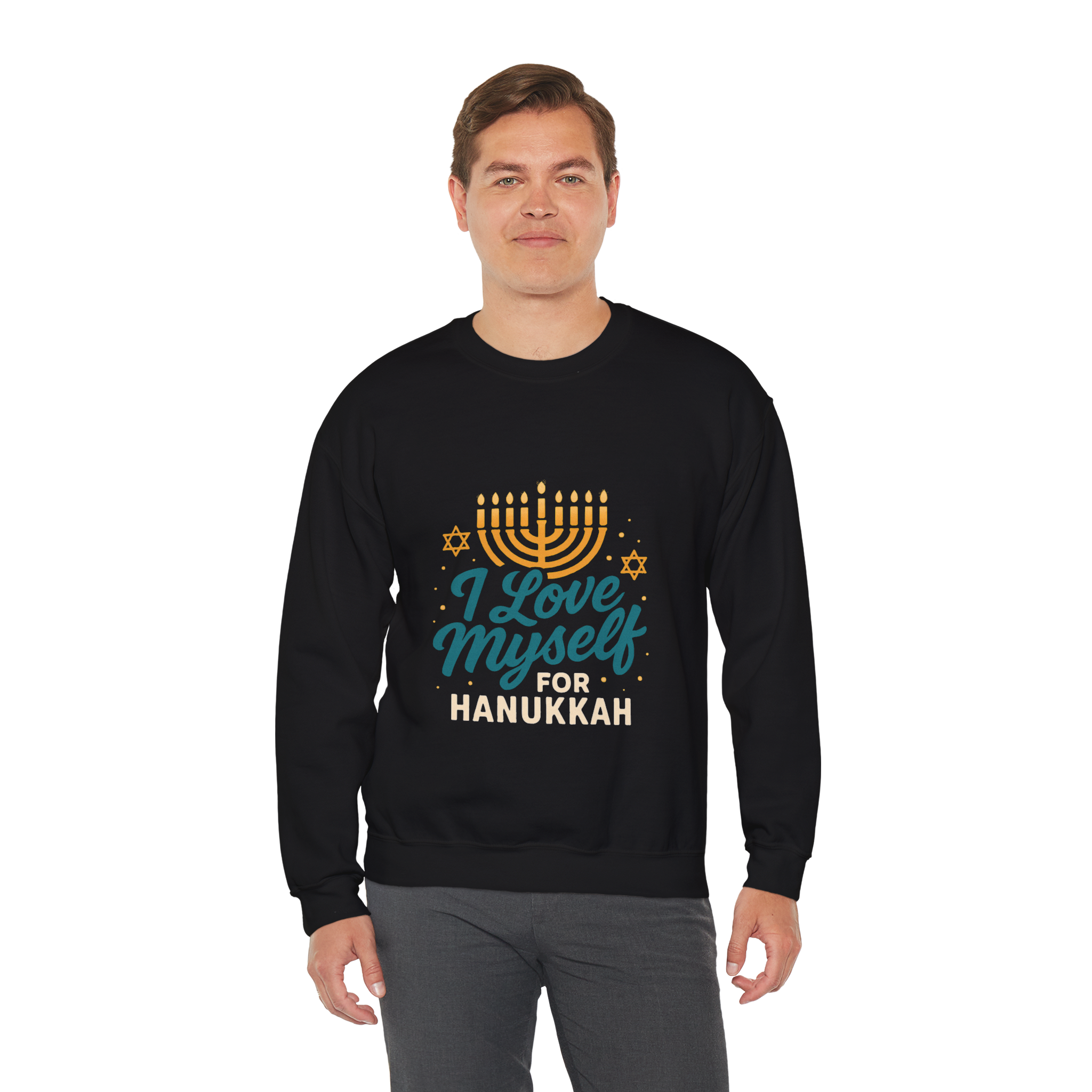 Adult I Love Myself For Hanukkah Sweatshirt #11222025-2